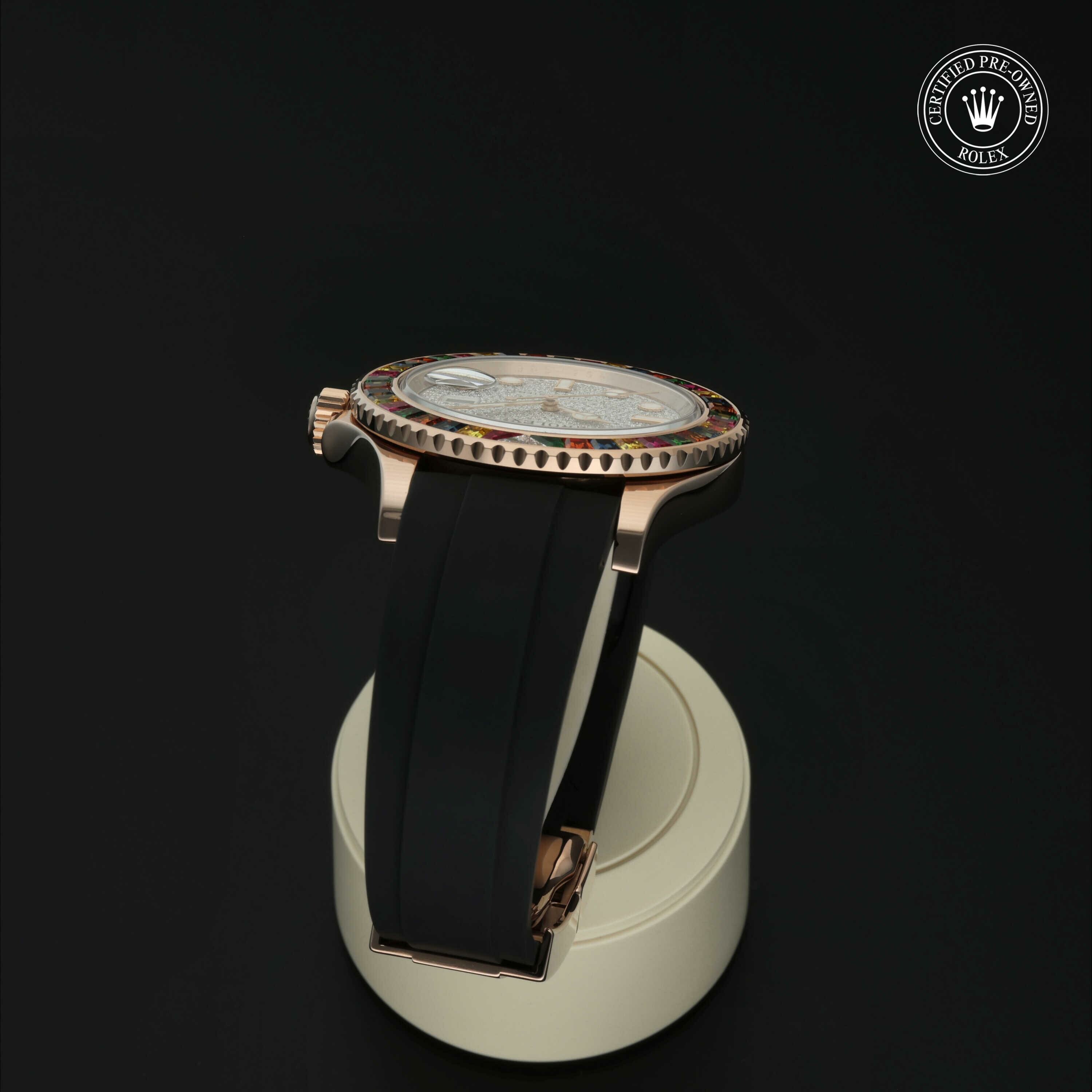 Rolex Oyster Perpetual Yacht-Master 40 in Goud 18 karaat Rood M116695SATS-0001 at Hall of Time - vue 20
