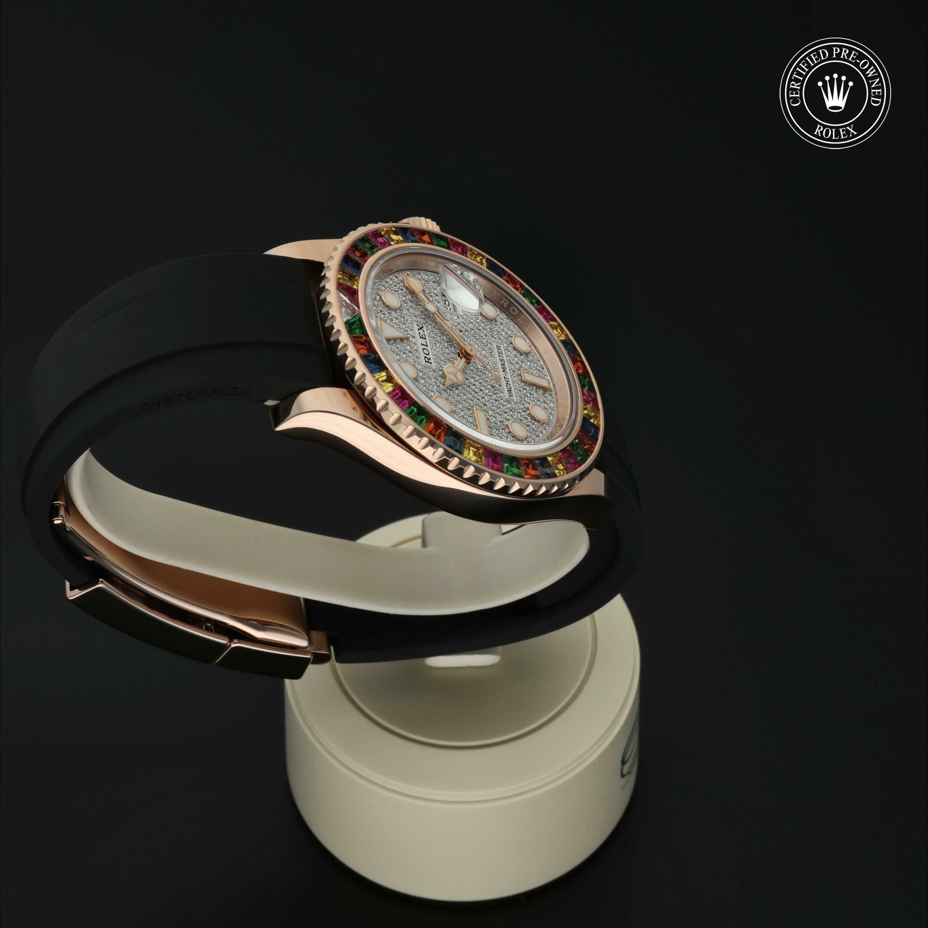 Rolex Oyster Perpetual Yacht-Master 40 in Goud 18 karaat Rood M116695SATS-0001 at Hall of Time - vue 27