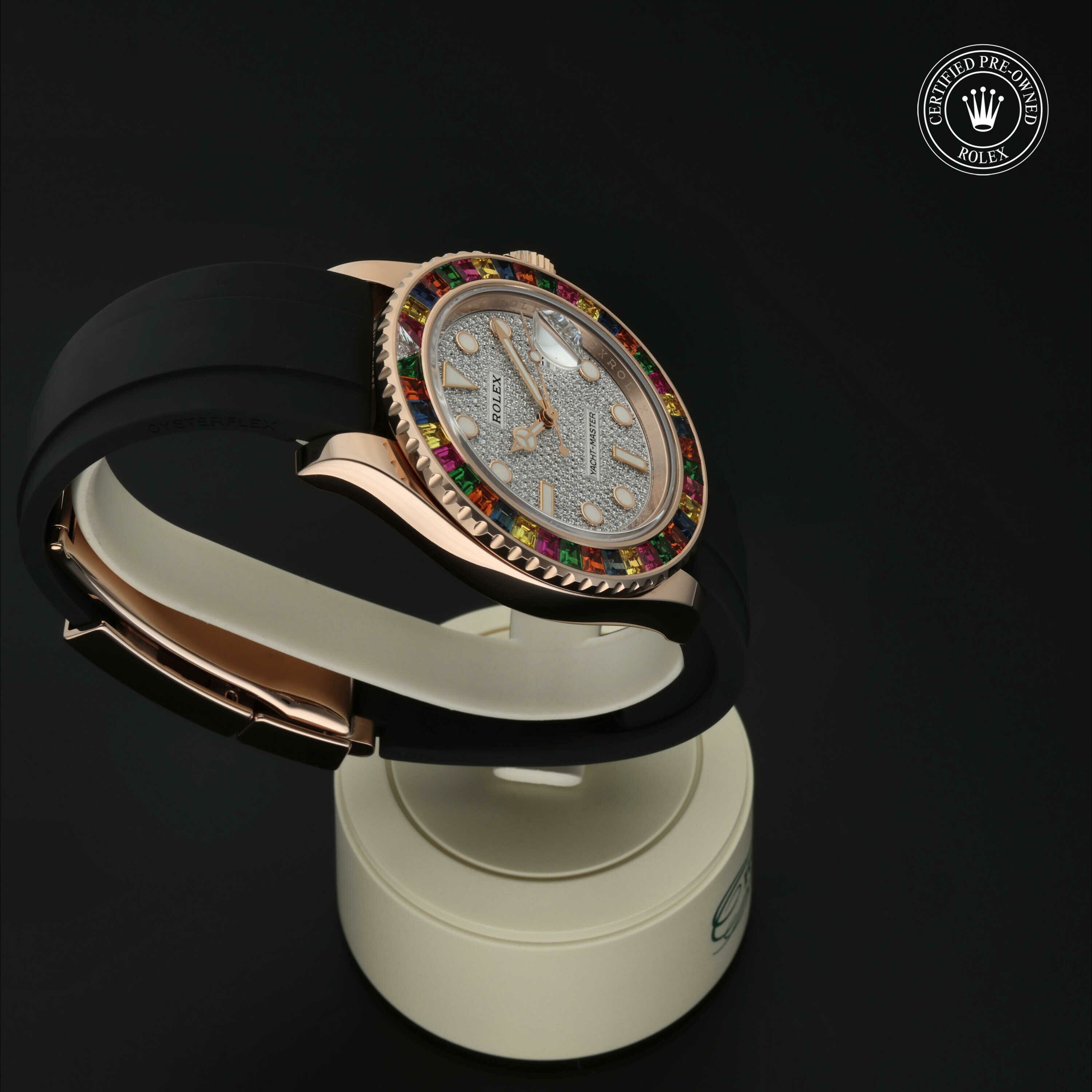 Rolex Oyster Perpetual Yacht-Master 40 in Goud 18 karaat Rood M116695SATS-0001 at Hall of Time - vue 28