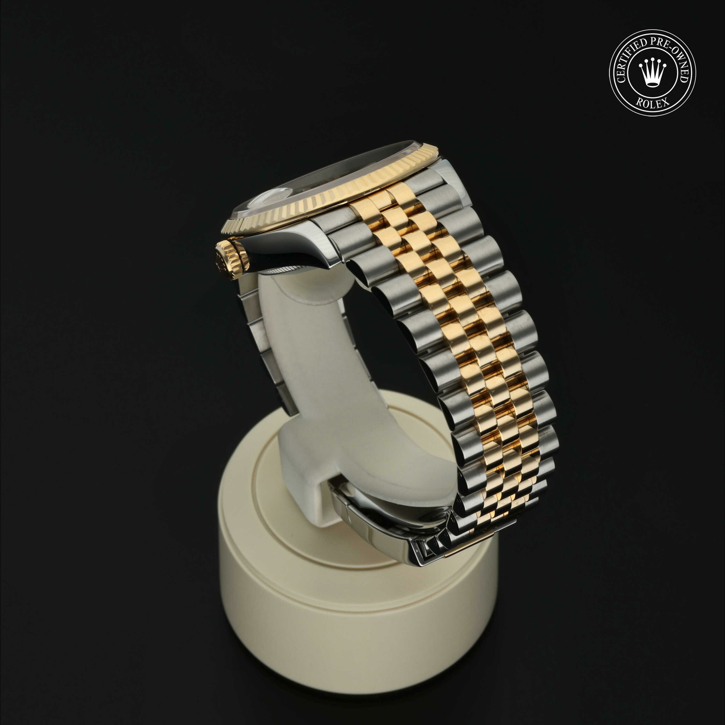 Rolex Datejust 36 en Rolesor 18 Carat Jaune M126233-0037 chez Hall of Time - vue 16