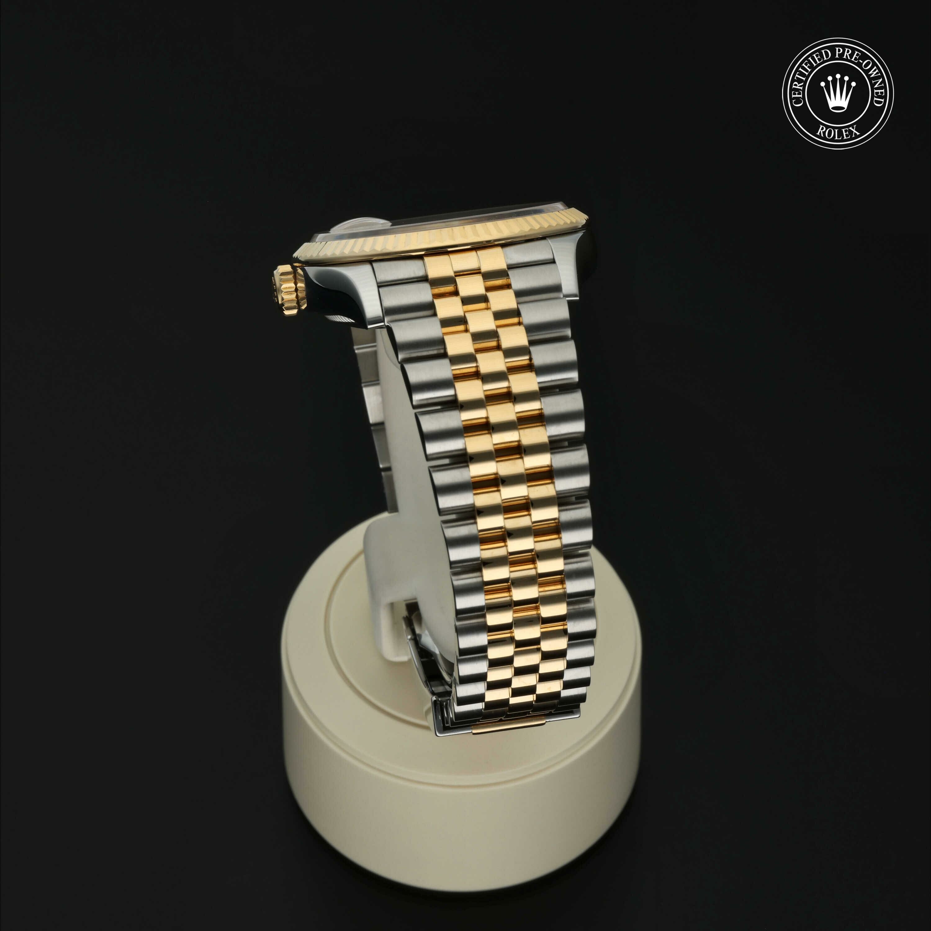 Rolex Datejust 36 en Rolesor 18 Carat Jaune M126233-0037 chez Hall of Time - vue 18