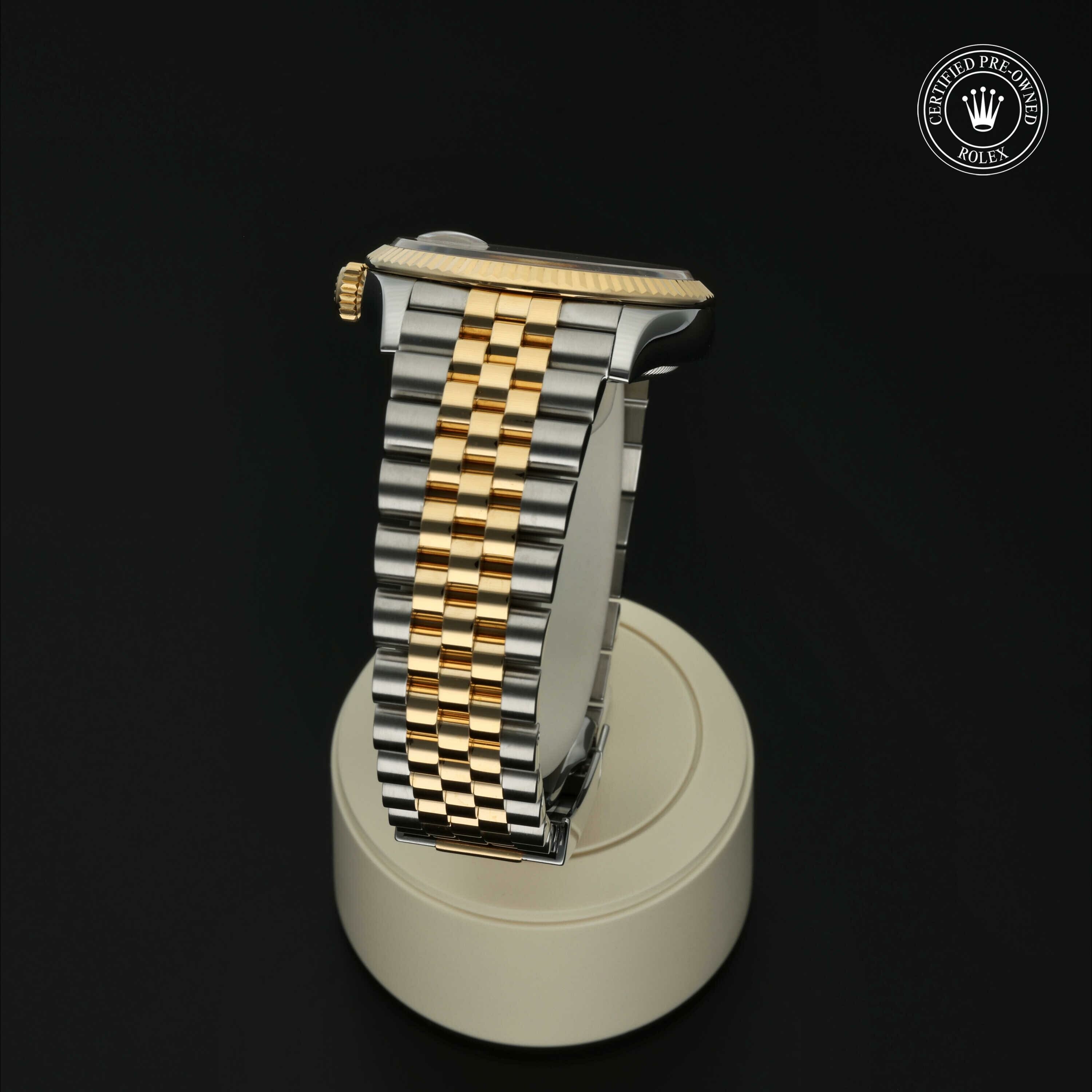 Rolex Datejust 36 en Rolesor 18 Carat Jaune M126233-0037 chez Hall of Time - vue 20