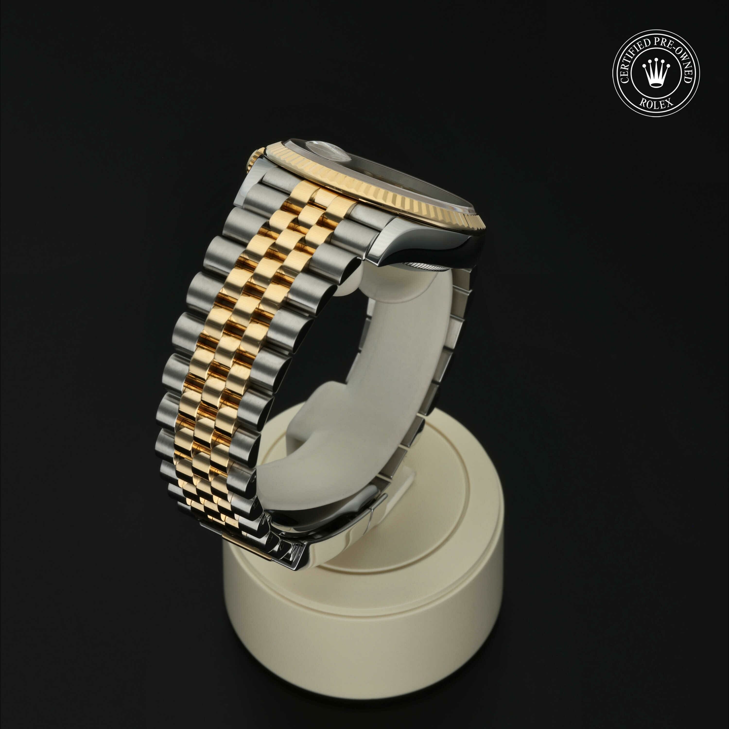 Rolex Datejust 36 en Rolesor 18 Carat Jaune M126233-0037 chez Hall of Time - vue 22