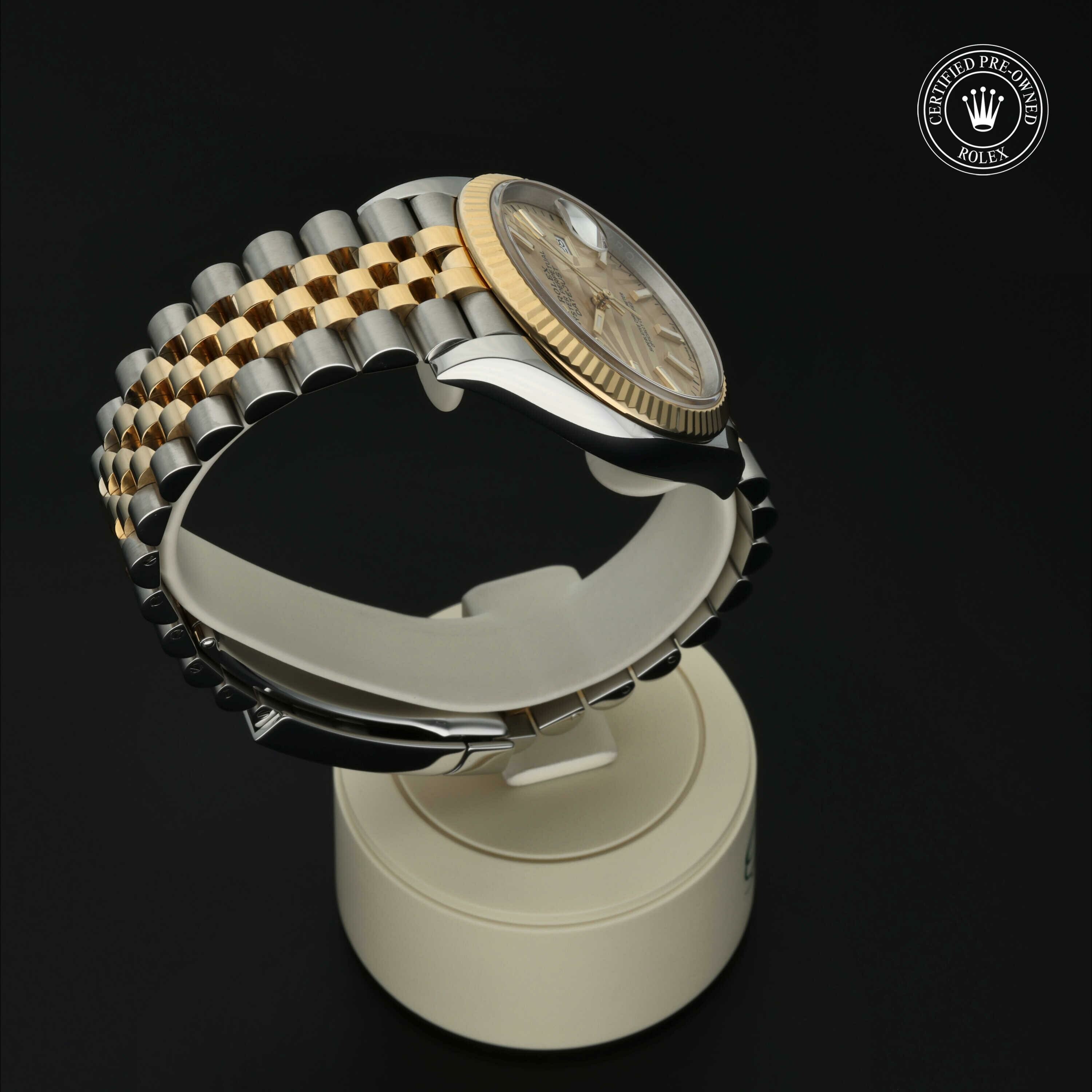 Rolex Datejust 36 en Rolesor 18 Carat Jaune M126233-0037 chez Hall of Time - vue 26