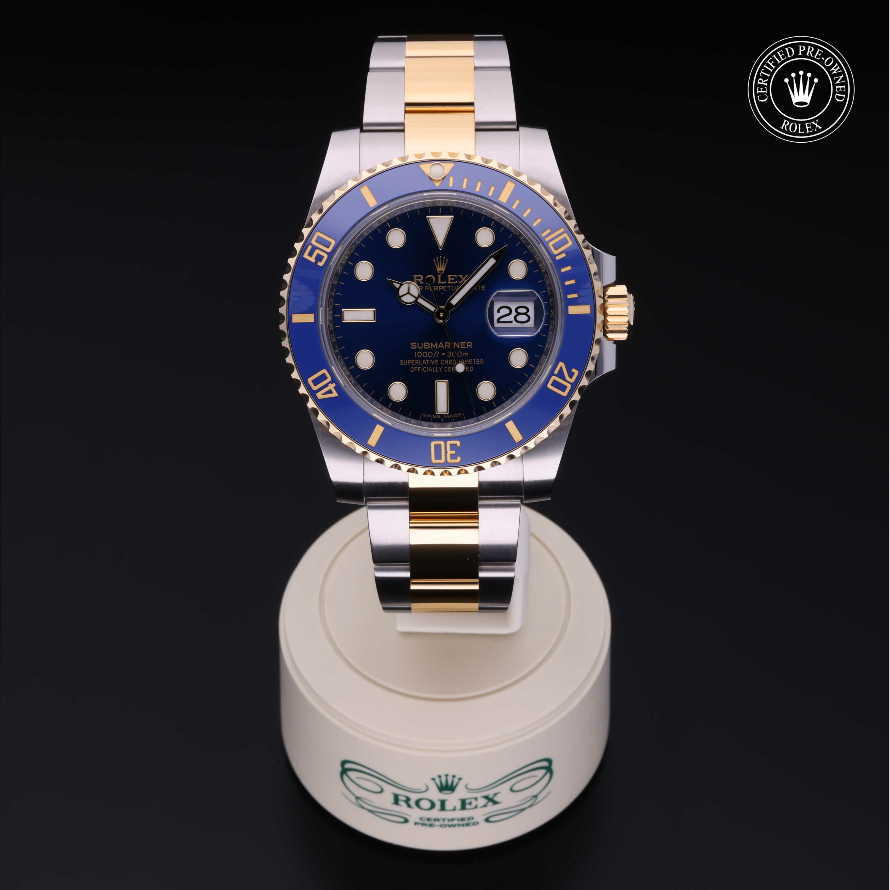 Rolex Submariner Date in Rolesor 18 karaat Geel M116613LB-0005 at Hall of Time