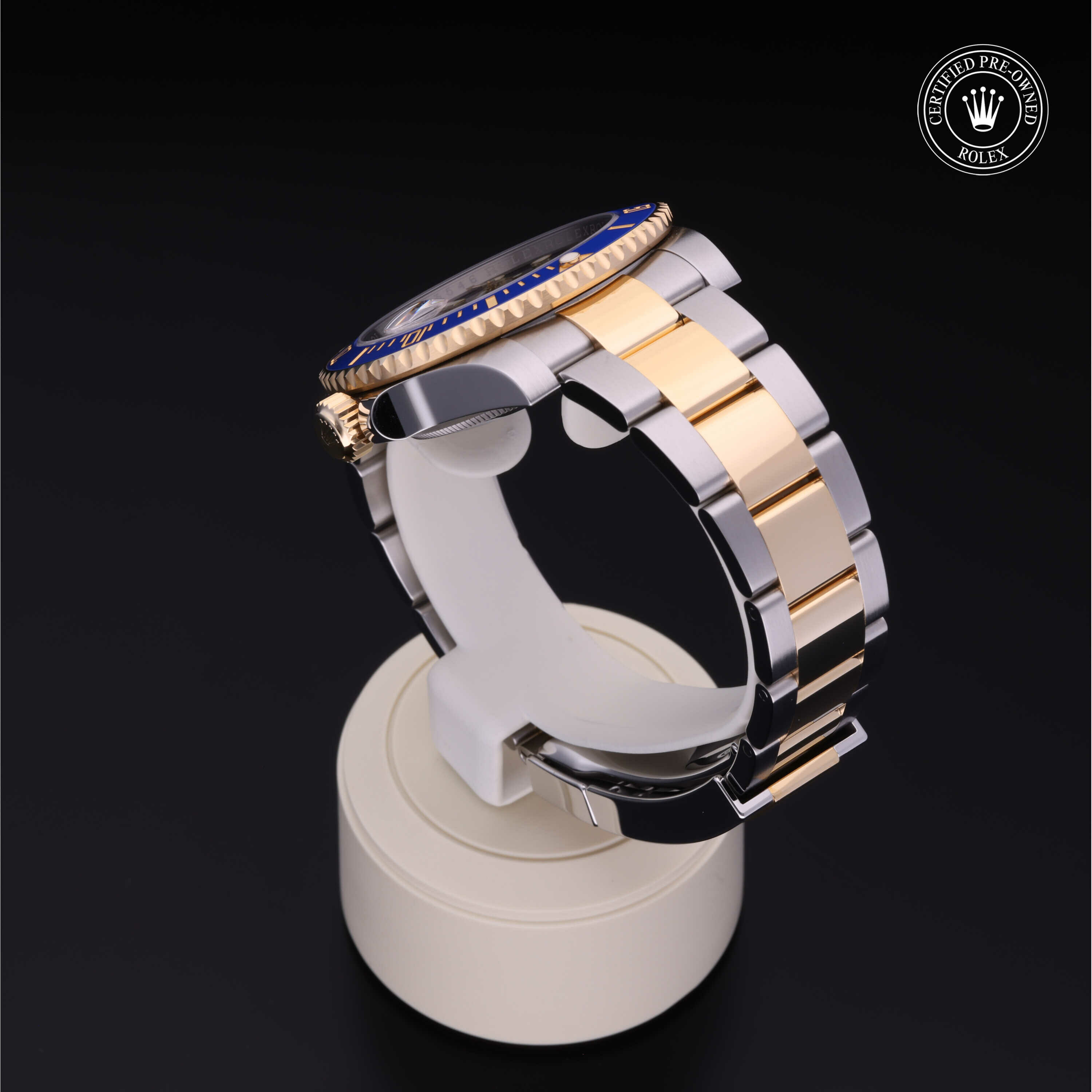 Rolex Submariner Date in Rolesor 18 karaat Geel M116613LB-0005 at Hall of Time - vue 15