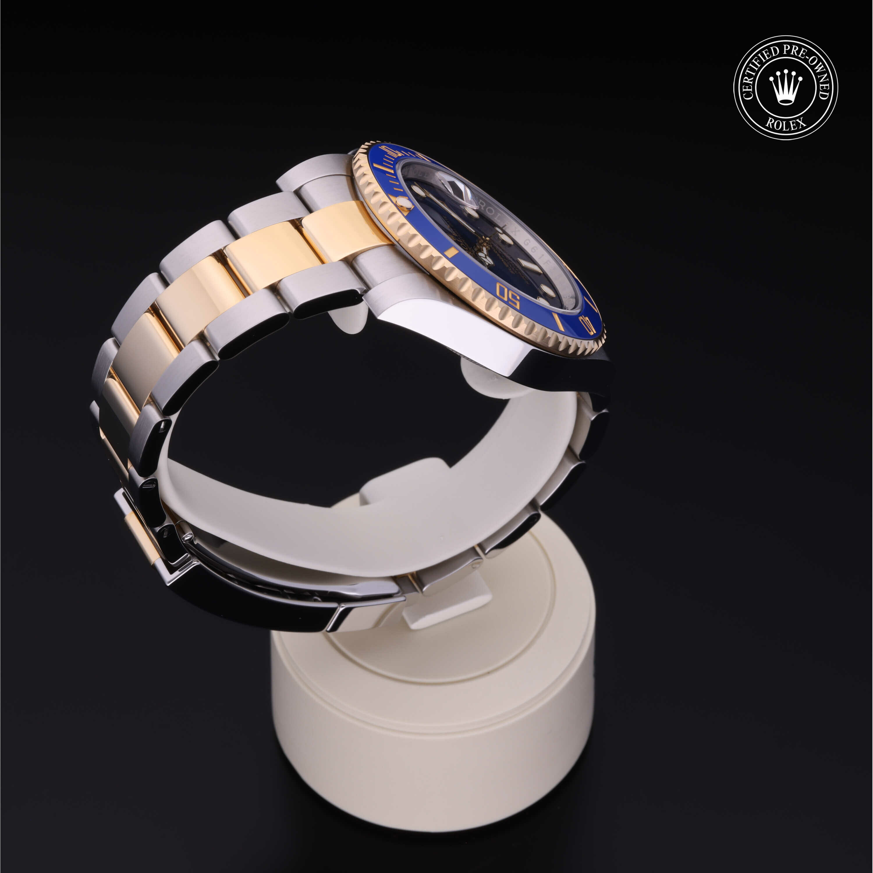 Rolex Submariner Date in Rolesor 18 karaat Geel M116613LB-0005 at Hall of Time - vue 25