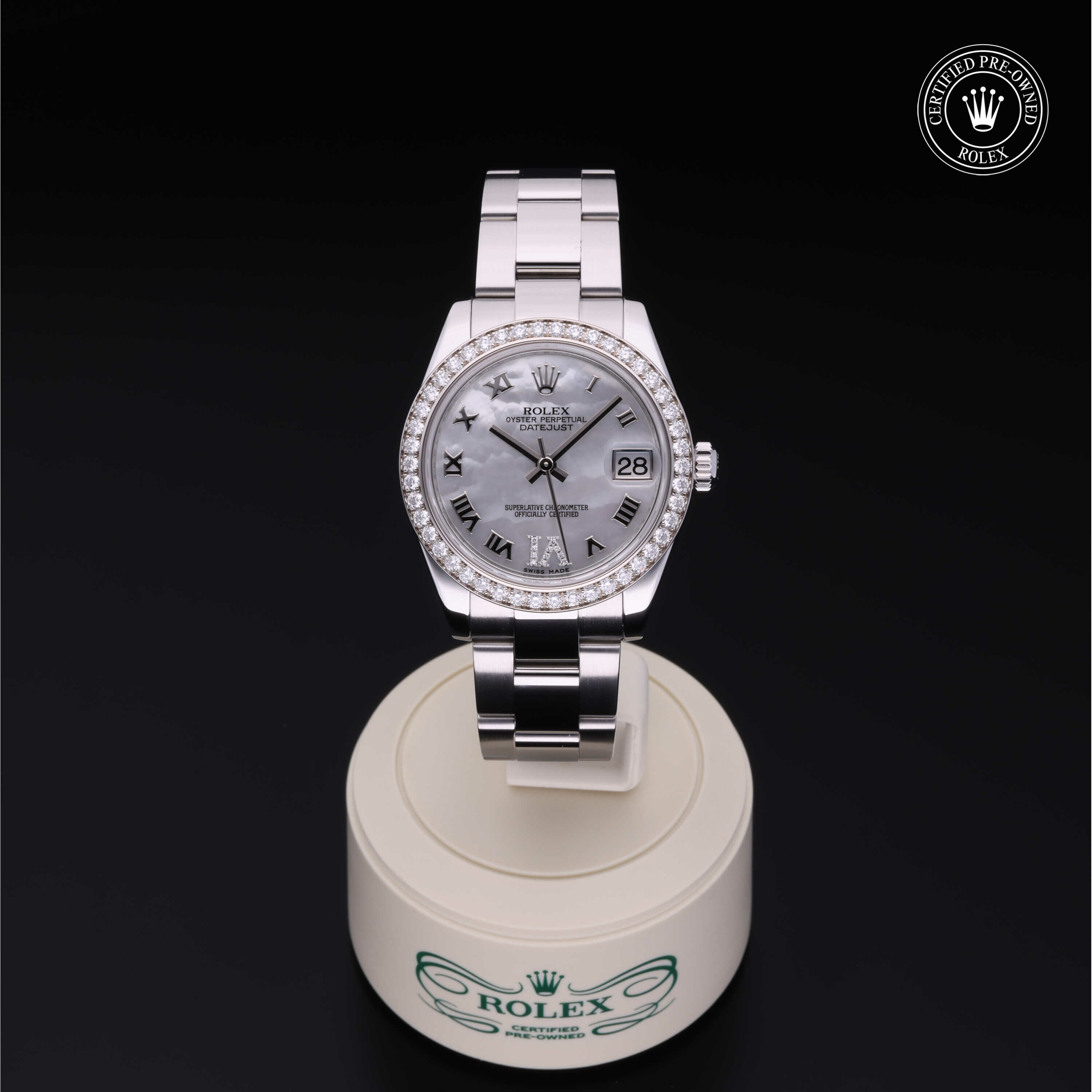Rolex Datejust 31 in Rolesor 18 Carat White M178384-0014 at Hall of Time