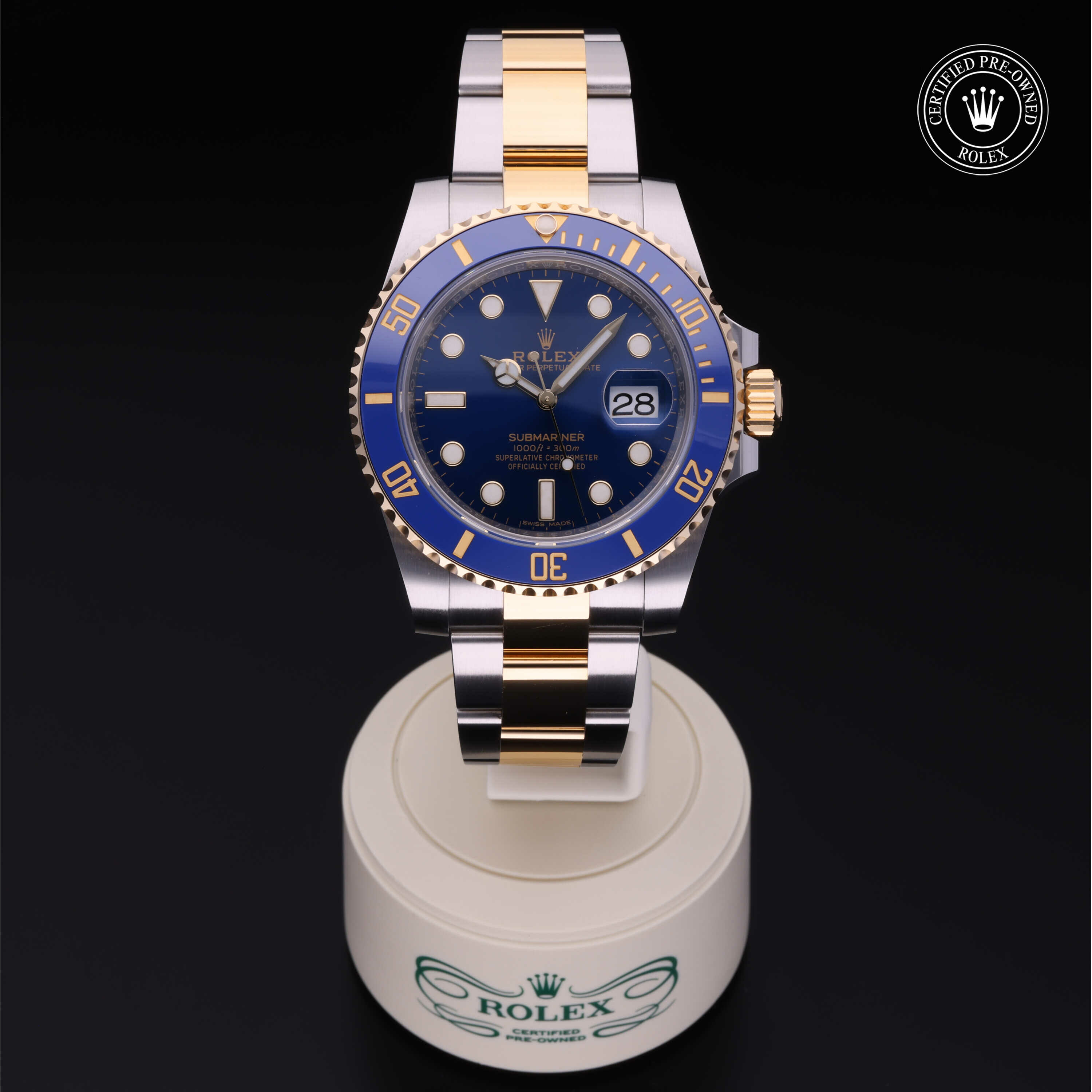 Rolex Submariner Date in Rolesor 18 karaat Geel M116613LB-0005 at Hall of Time