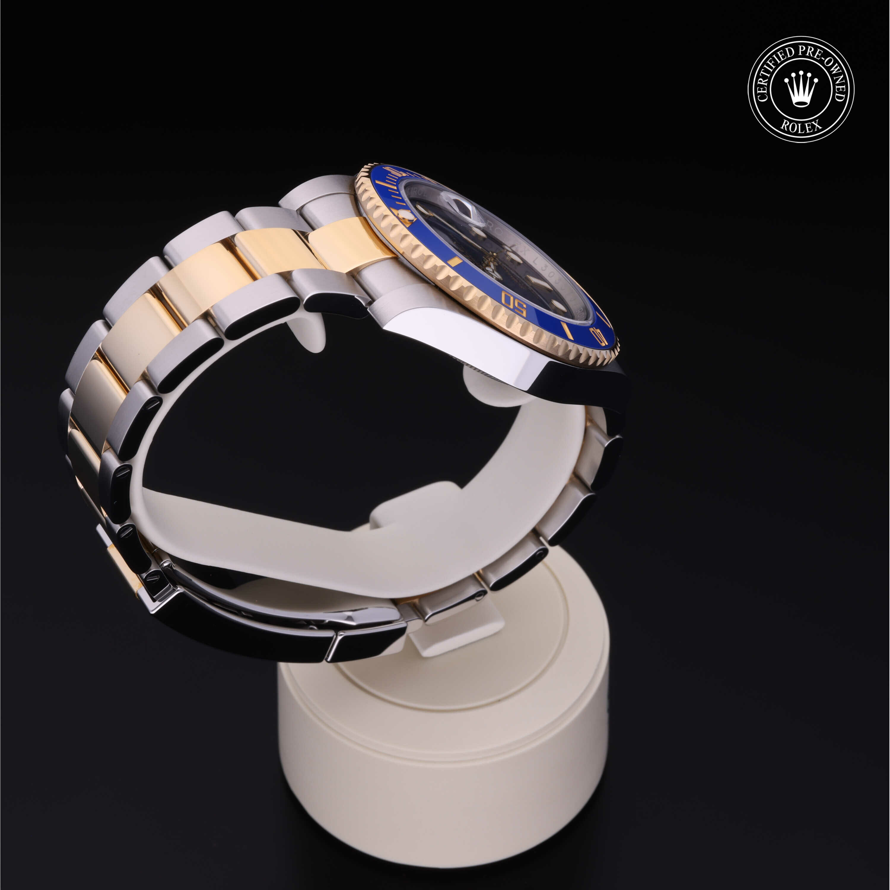 Rolex Submariner Date in Rolesor 18 karaat Geel M116613LB-0005 at Hall of Time - vue 25