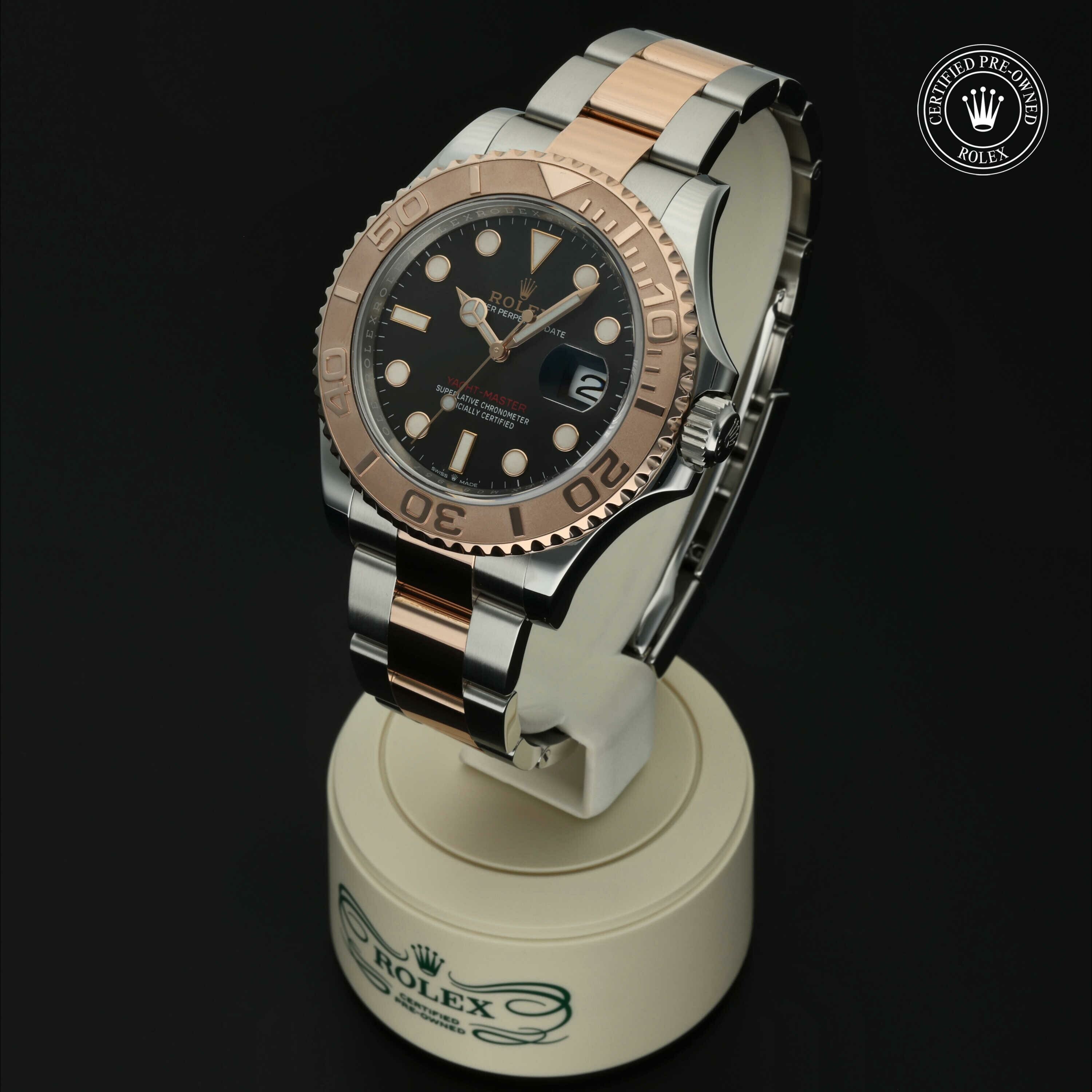 Rolex Yacht-Master 40 en Rolesor 18 Carat Rouge M126621-0002 chez Hall of Time - vue 4