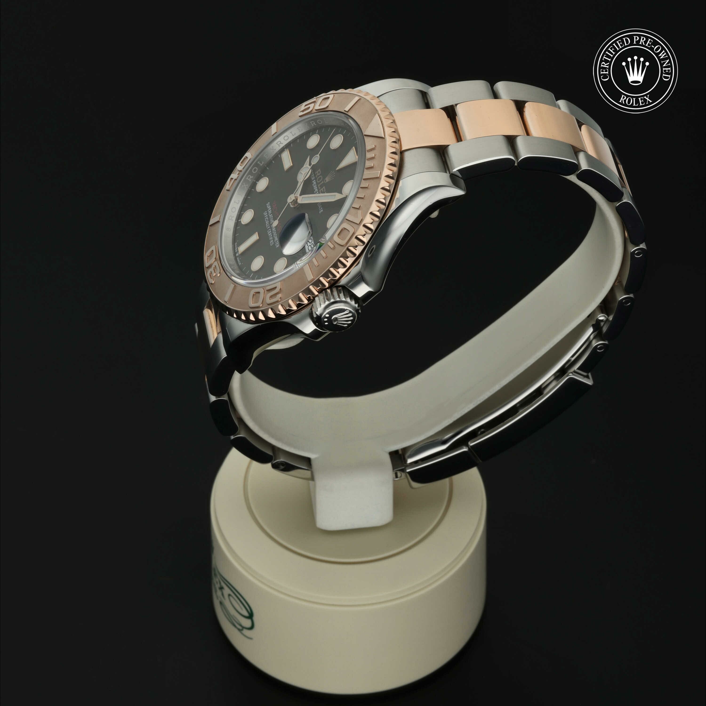 Rolex Yacht-Master 40 en Rolesor 18 Carat Rouge M126621-0002 chez Hall of Time - vue 9