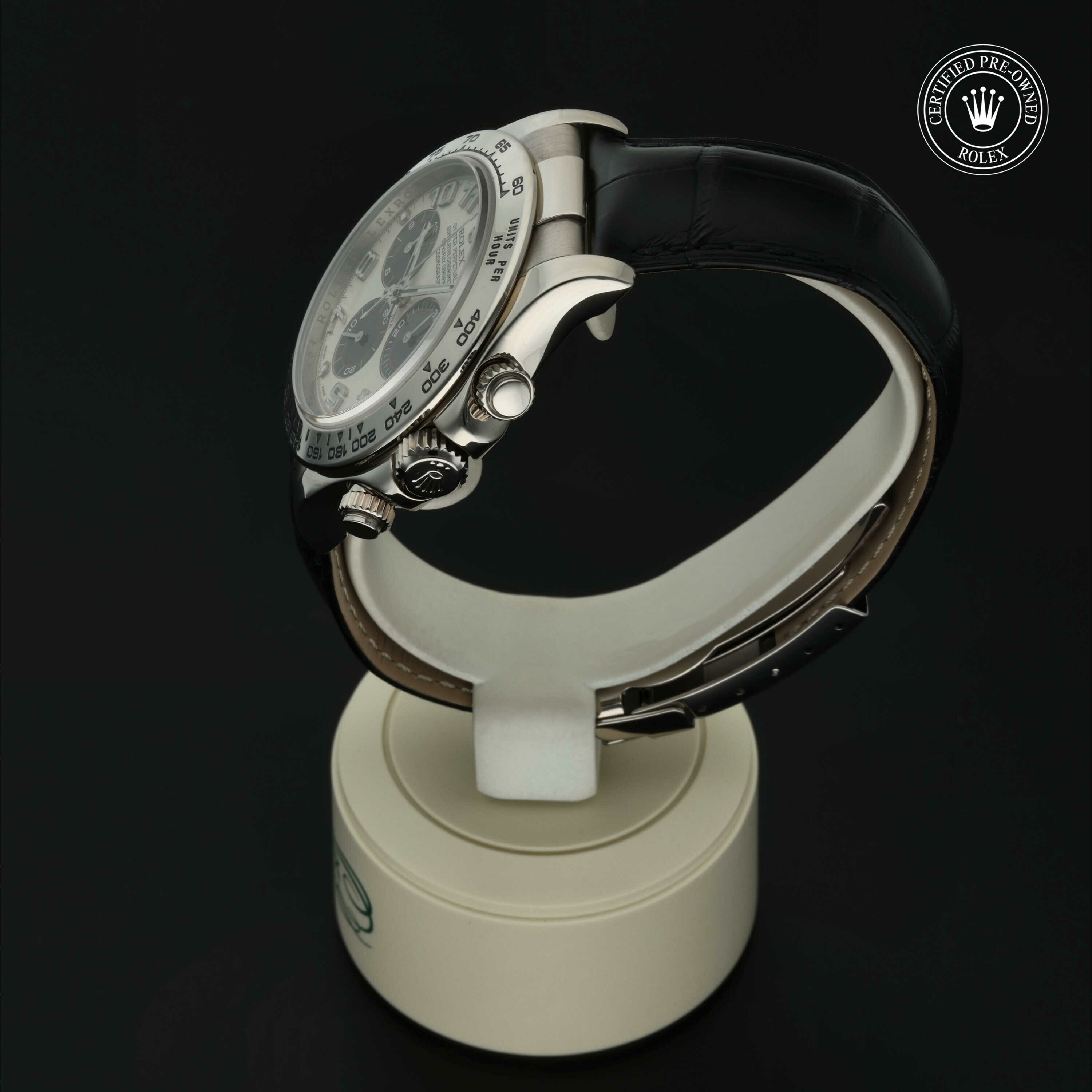 Rolex Oyster Perpetual Cosmograph Daytona in Goud 18 karaat Wit M116519-0150 at Hall of Time - vue 10
