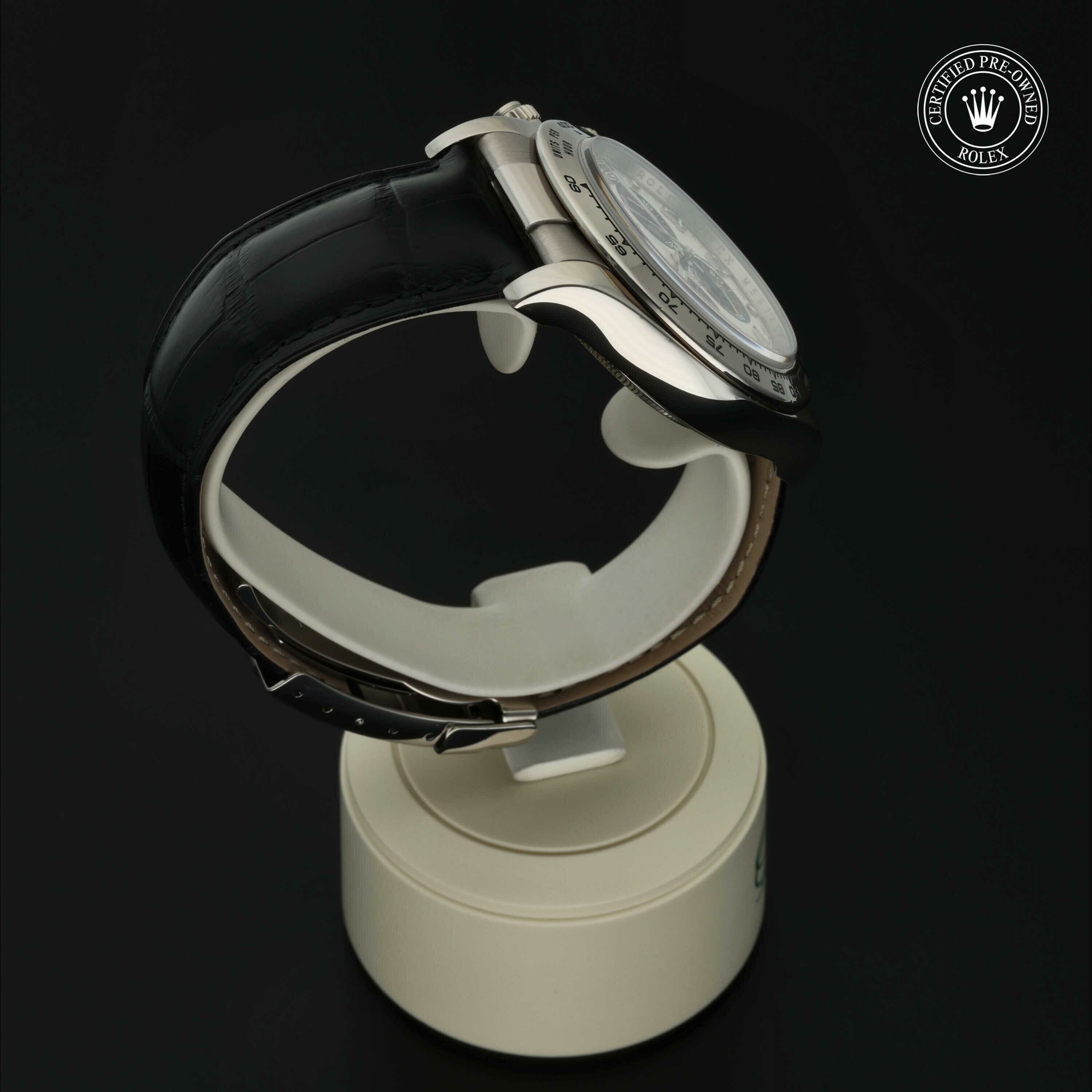 Rolex Oyster Perpetual Cosmograph Daytona in Goud 18 karaat Wit M116519-0150 at Hall of Time - vue 26