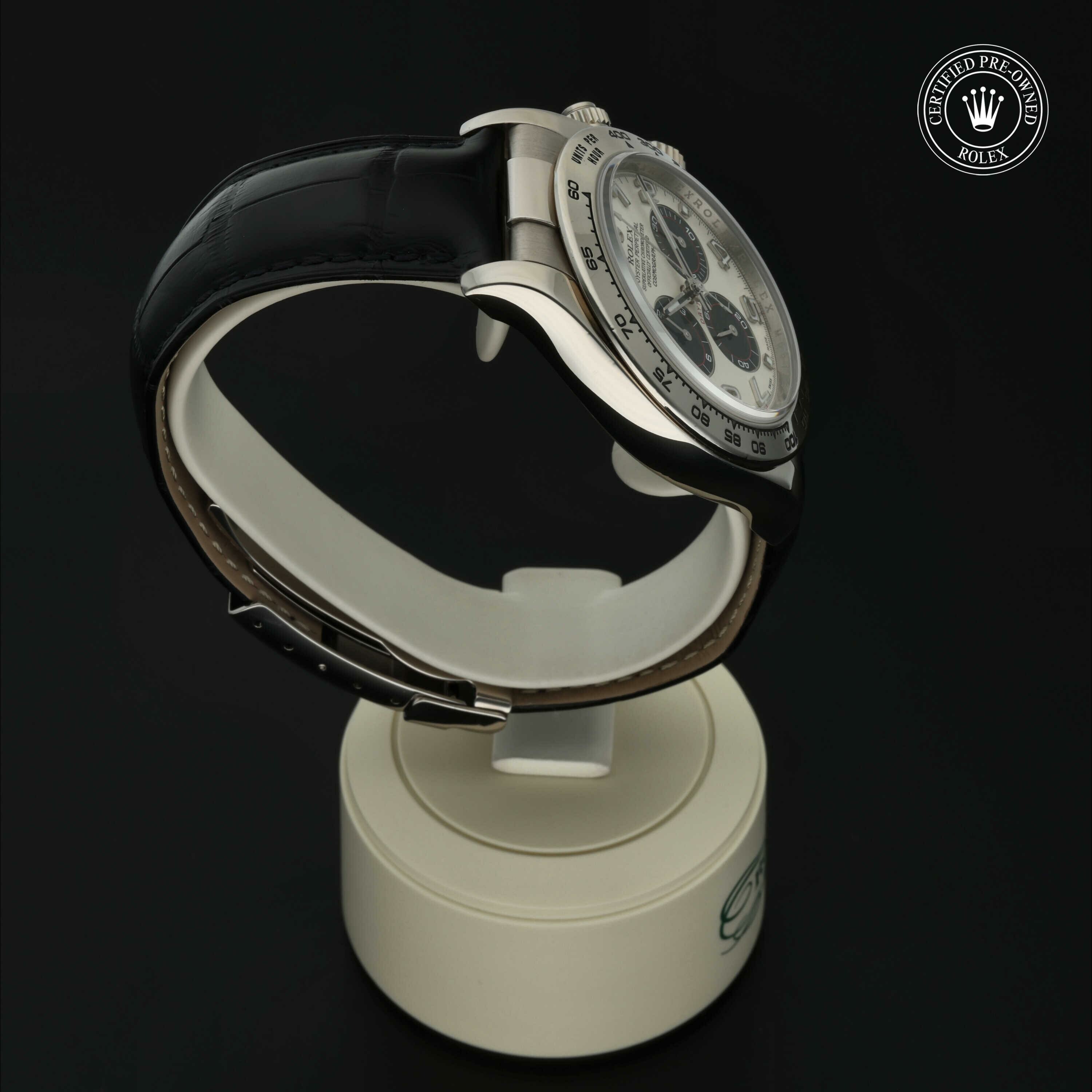 Rolex Oyster Perpetual Cosmograph Daytona in Goud 18 karaat Wit M116519-0150 at Hall of Time - vue 28