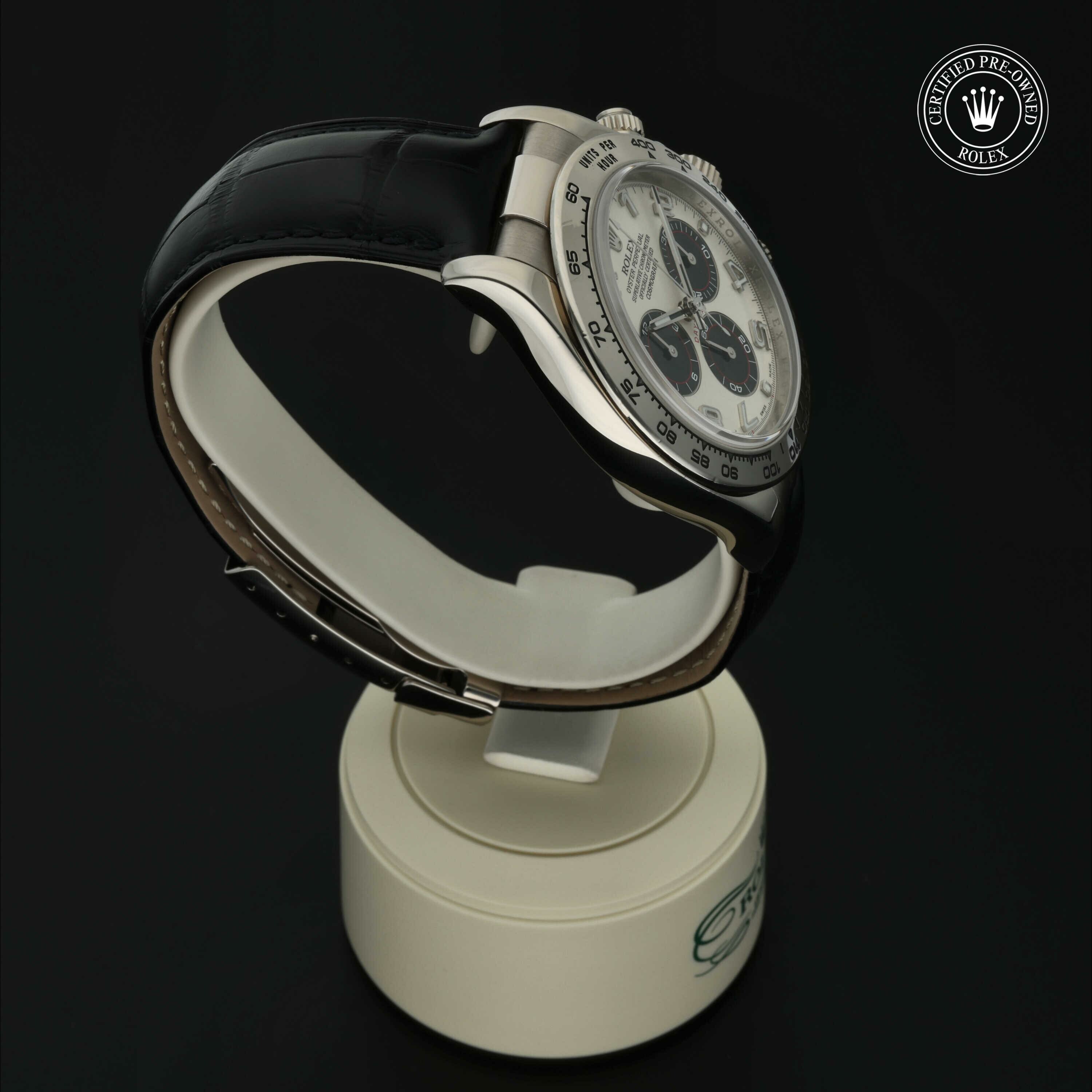 Rolex Oyster Perpetual Cosmograph Daytona in Goud 18 karaat Wit M116519-0150 at Hall of Time - vue 29