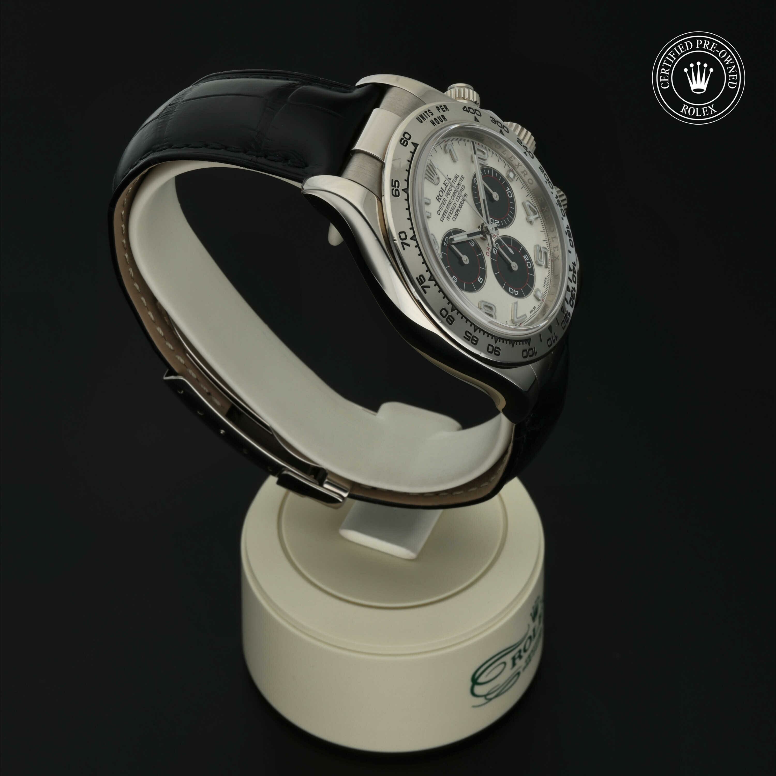 Rolex Oyster Perpetual Cosmograph Daytona in Goud 18 karaat Wit M116519-0150 at Hall of Time - vue 30