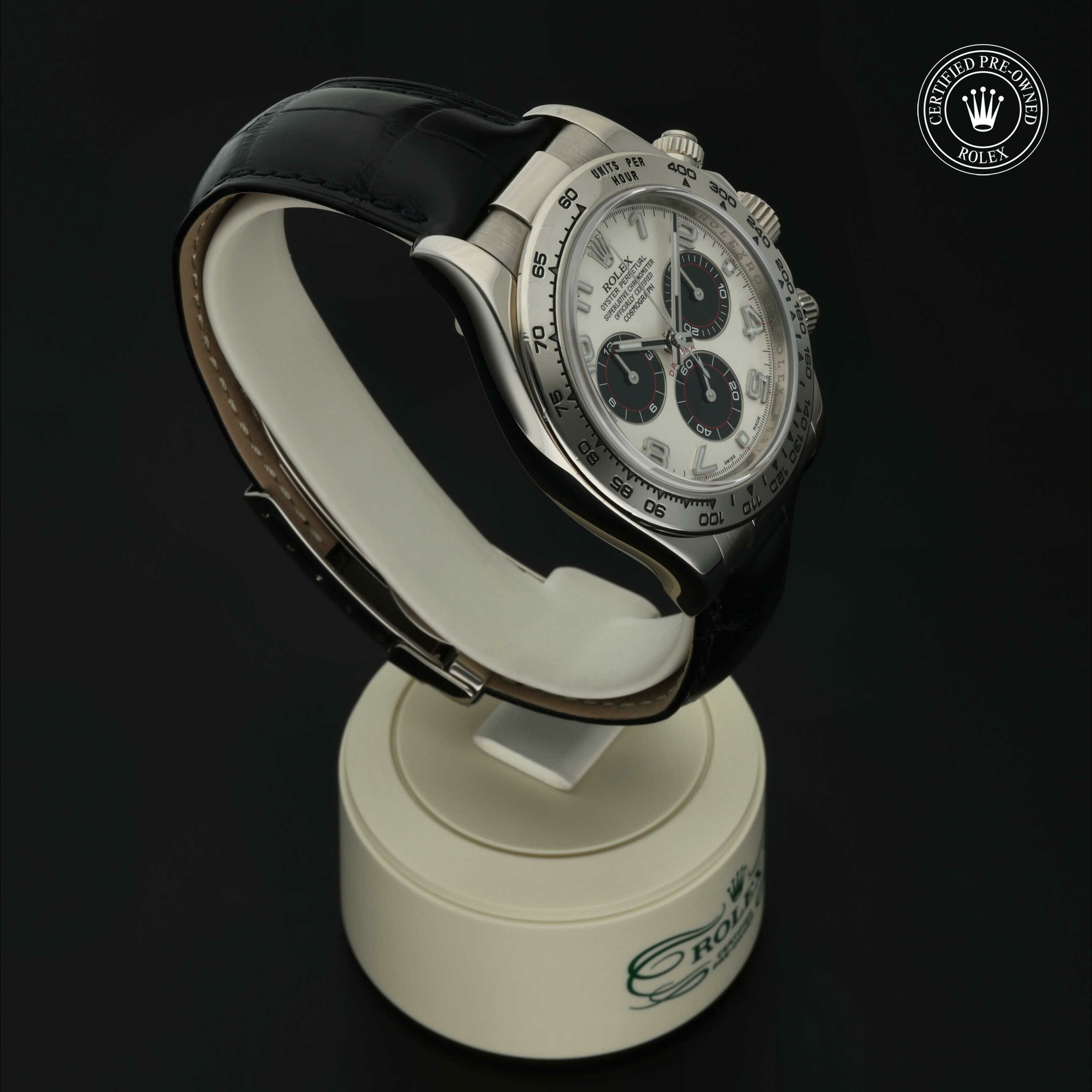 Rolex Oyster Perpetual Cosmograph Daytona in Goud 18 karaat Wit M116519-0150 at Hall of Time - vue 31