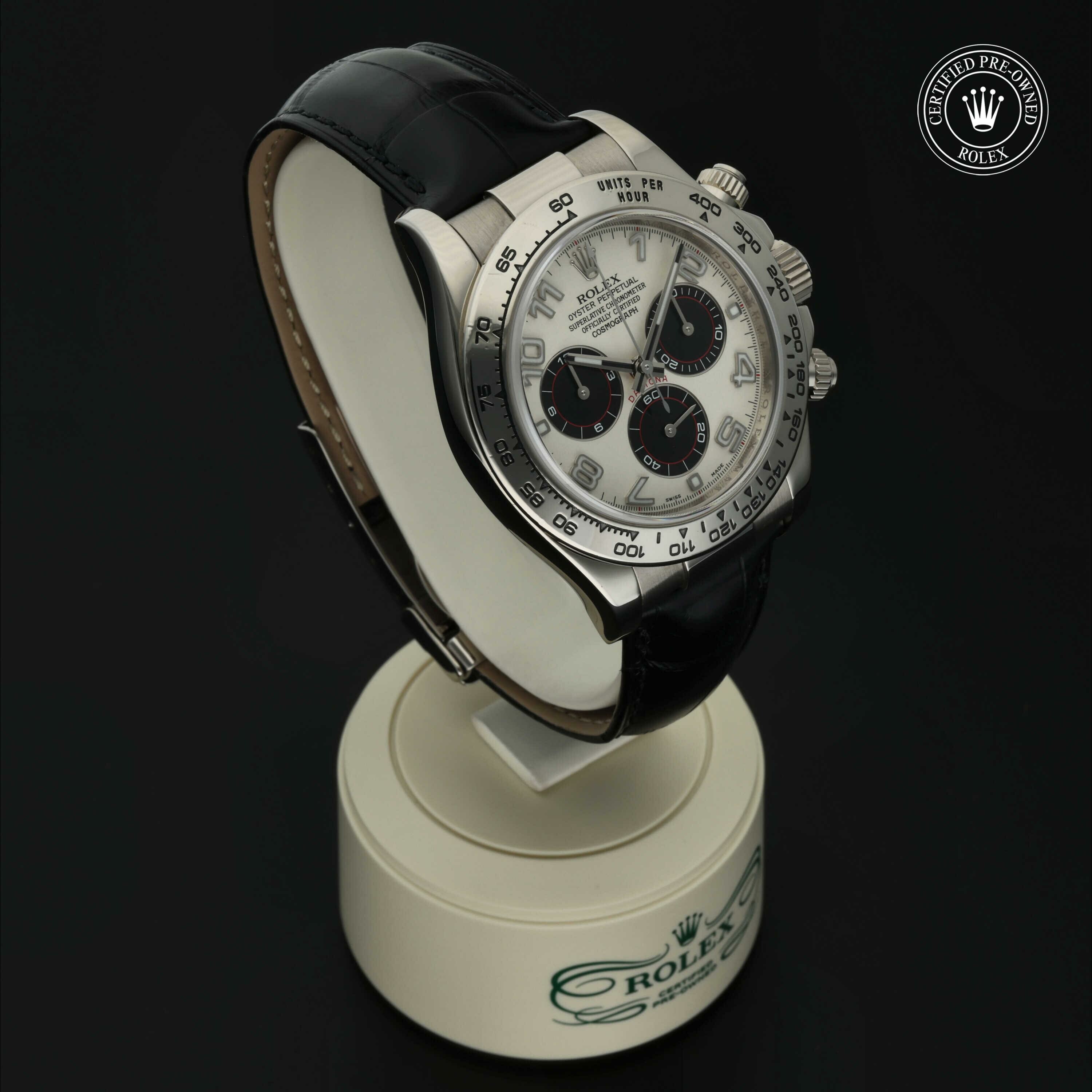 Rolex Oyster Perpetual Cosmograph Daytona in Goud 18 karaat Wit M116519-0150 at Hall of Time - vue 33