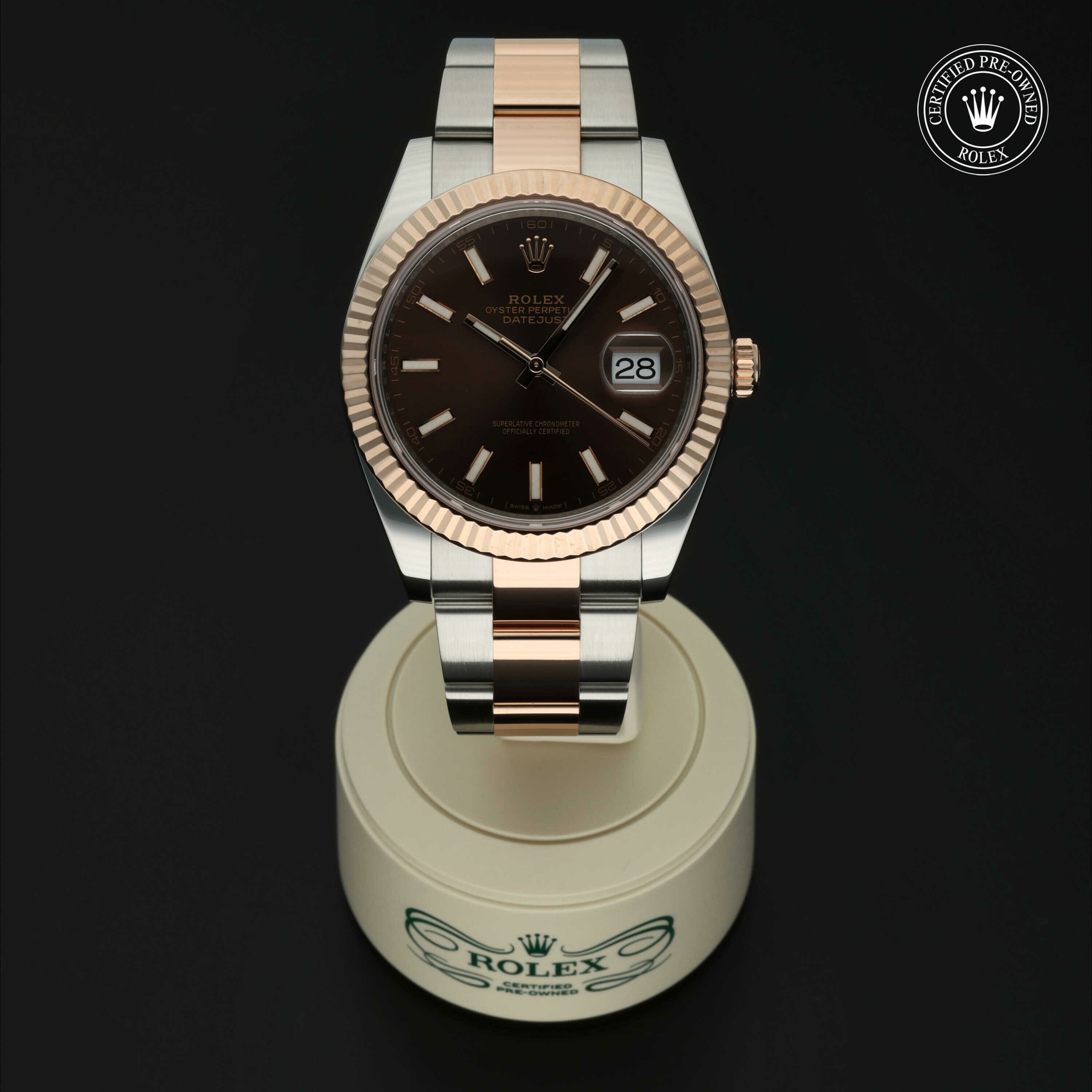 Rolex Datejust 41 in Rolesor 18 karaat Rood M126331-0001 at Hall of Time
