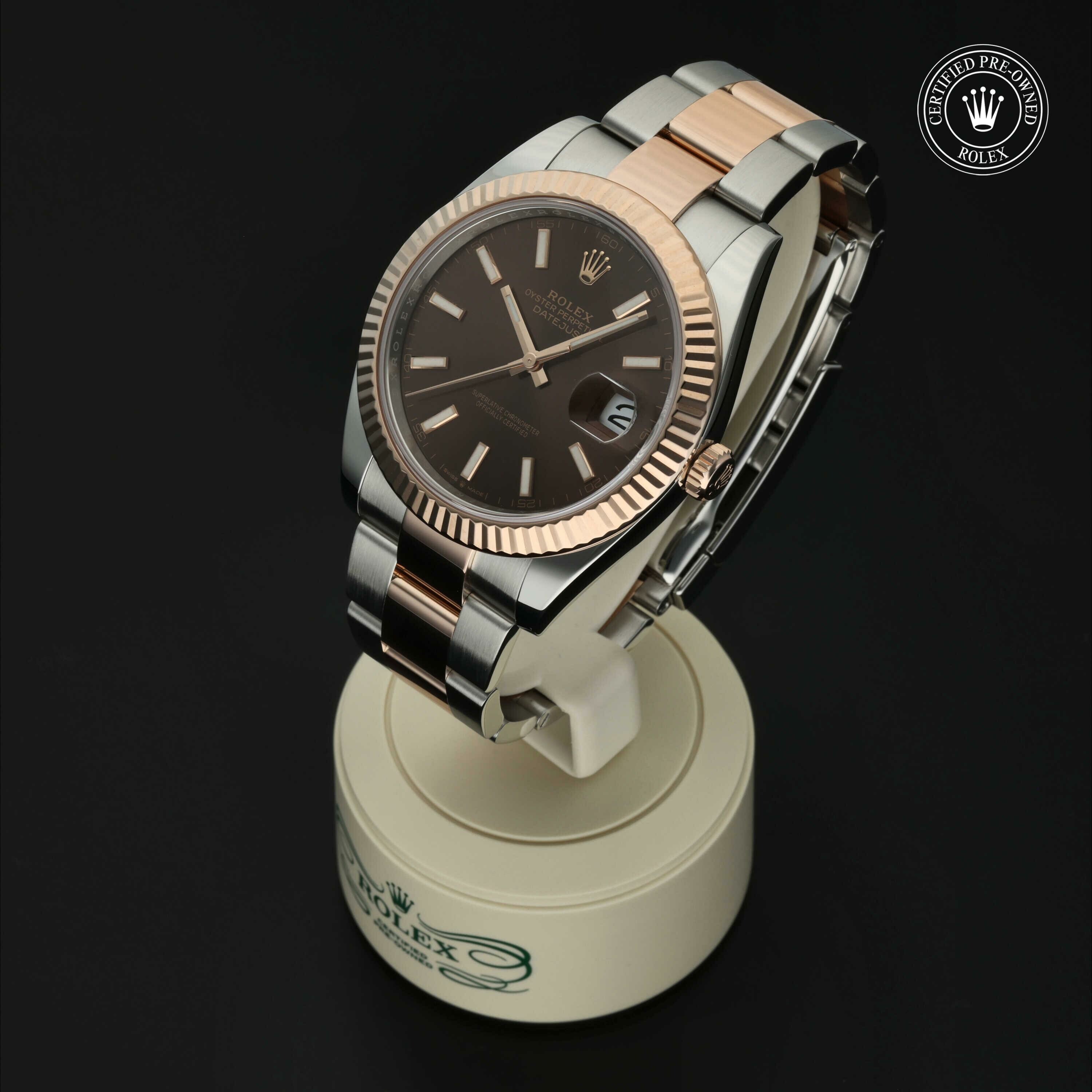 Rolex Datejust 41 in Rolesor 18 karaat Rood M126331-0001 at Hall of Time - vue 5