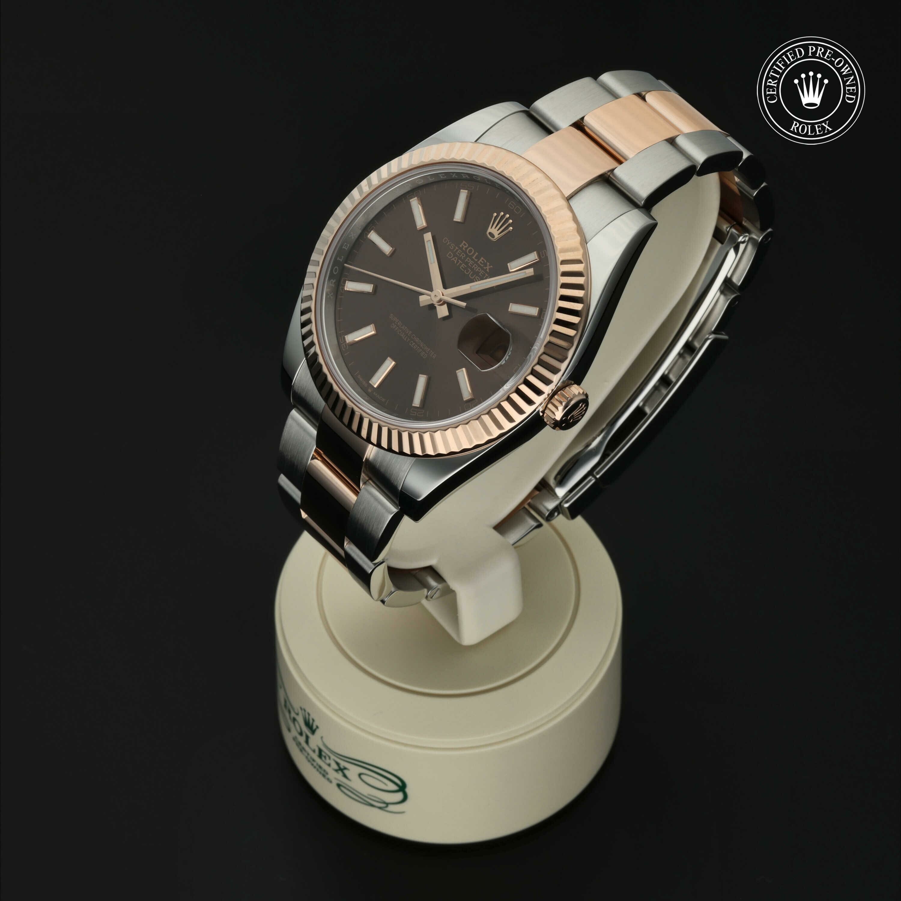 Rolex Datejust 41 in Rolesor 18 karaat Rood M126331-0001 at Hall of Time - vue 6