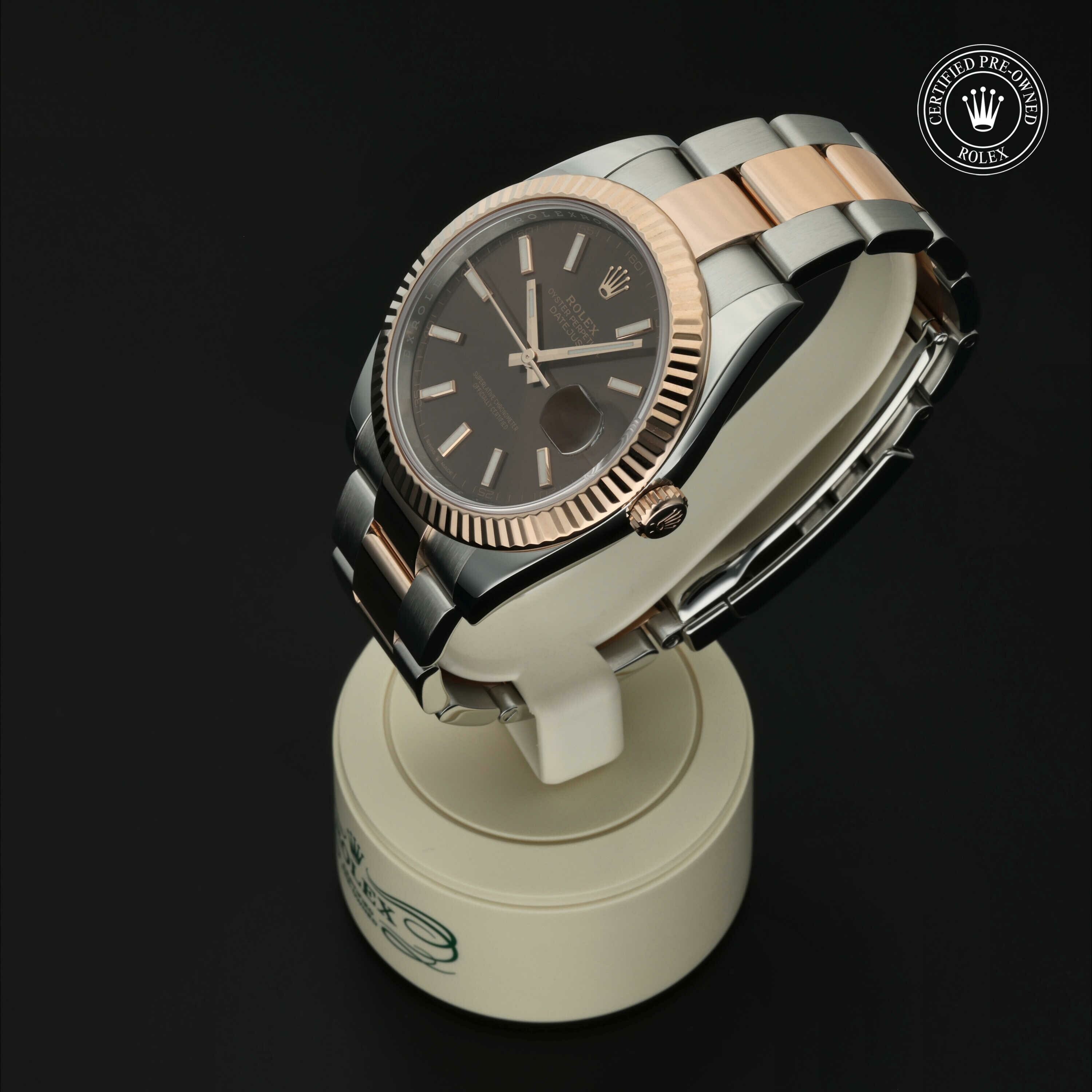 Rolex Datejust 41 in Rolesor 18 karaat Rood M126331-0001 at Hall of Time - vue 7