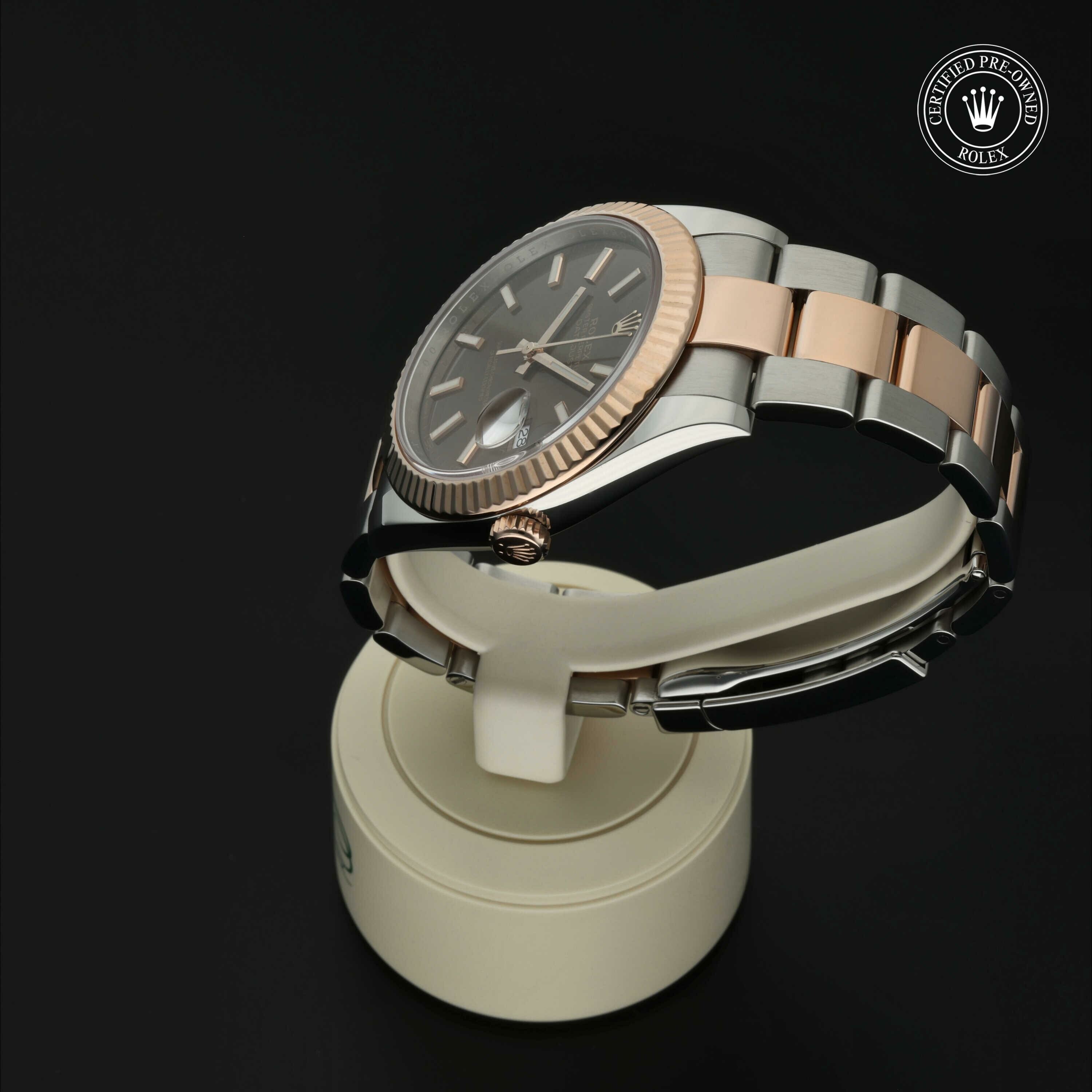 Rolex Datejust 41 in Rolesor 18 karaat Rood M126331-0001 at Hall of Time - vue 11