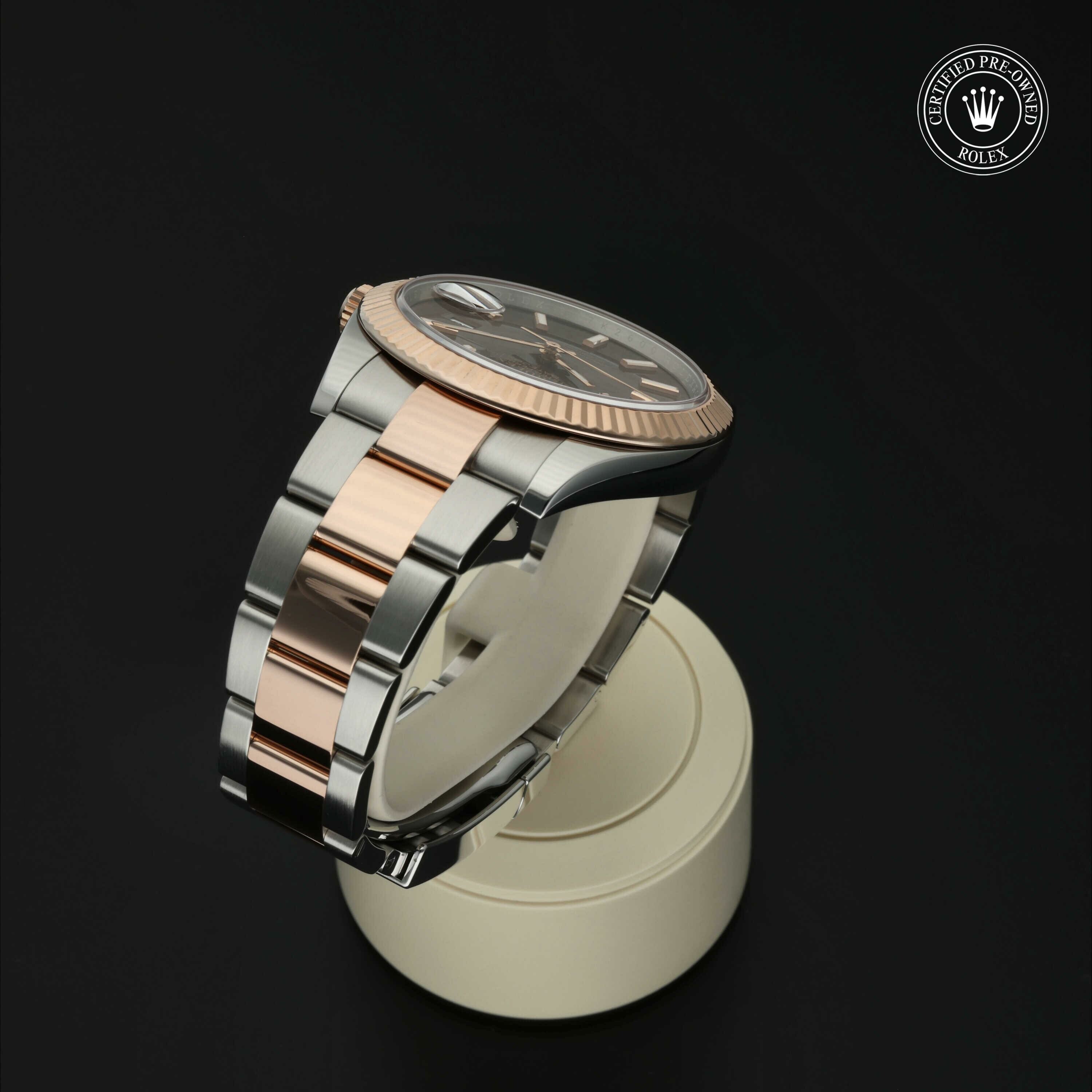 Rolex Datejust 41 in Rolesor 18 karaat Rood M126331-0001 at Hall of Time - vue 22