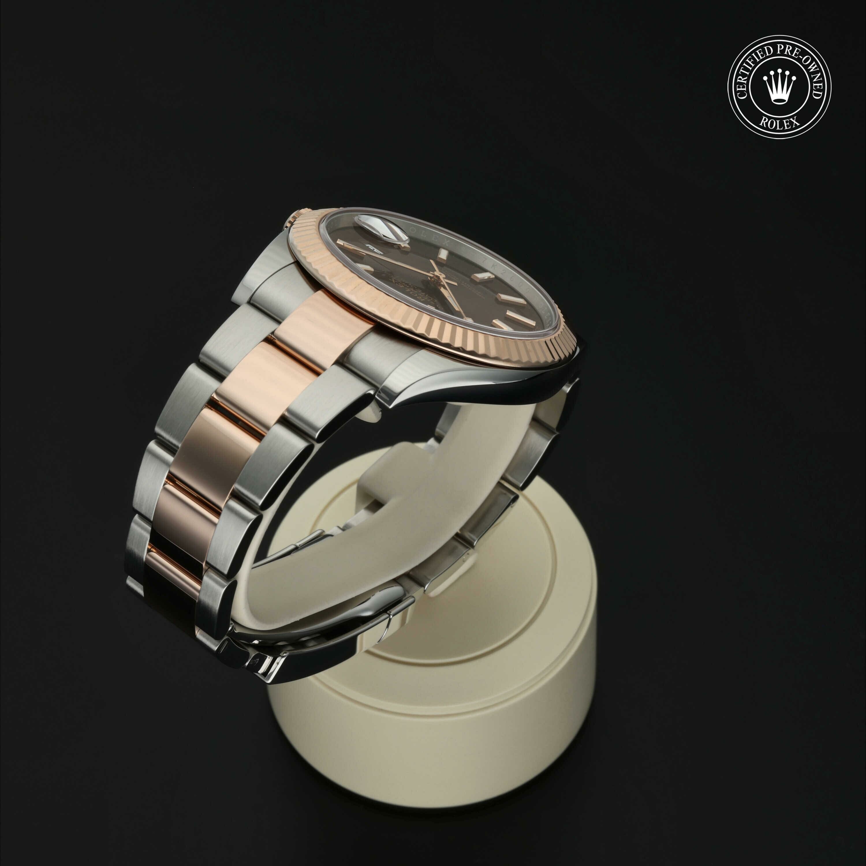 Rolex Datejust 41 in Rolesor 18 karaat Rood M126331-0001 at Hall of Time - vue 23