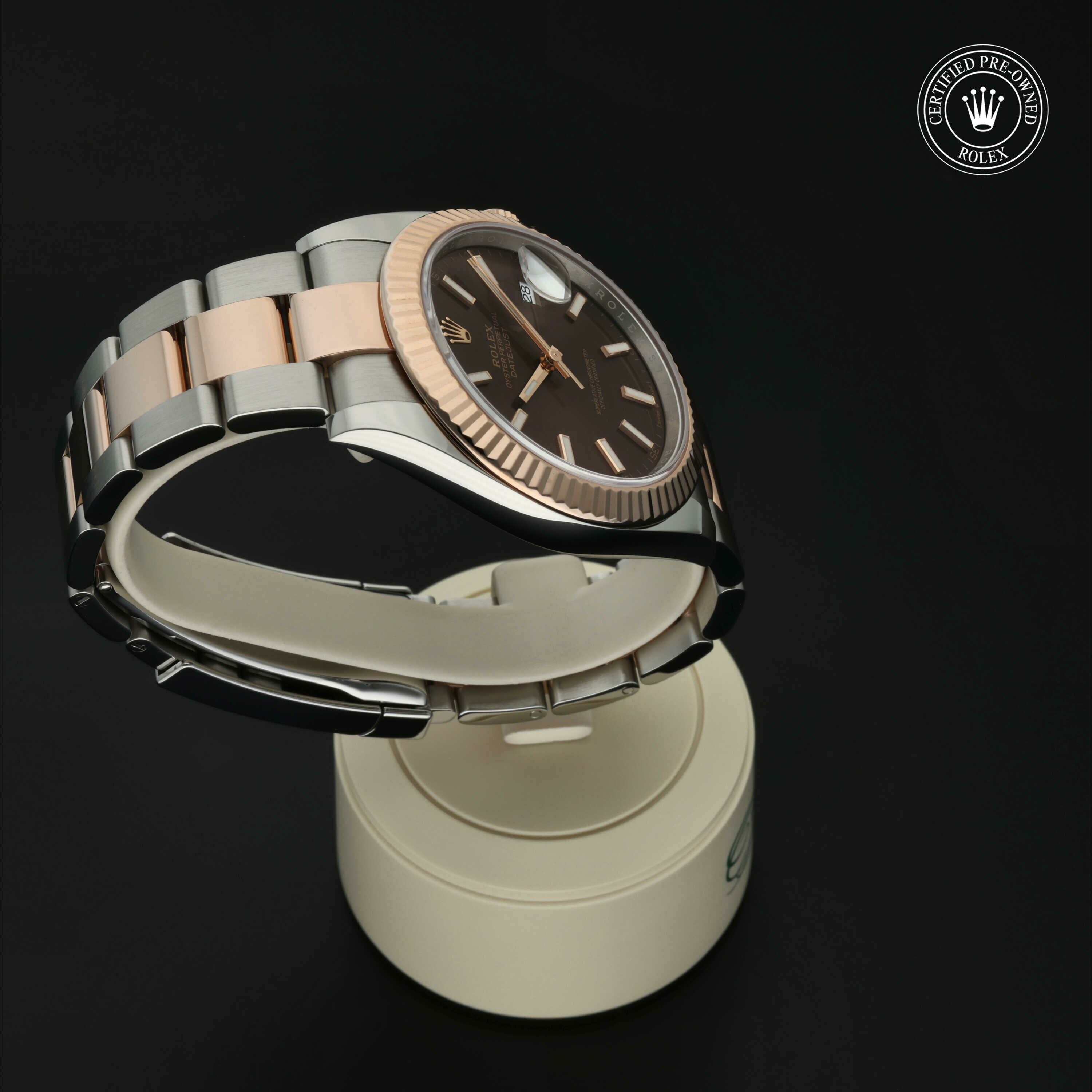 Rolex Datejust 41 in Rolesor 18 karaat Rood M126331-0001 at Hall of Time - vue 27