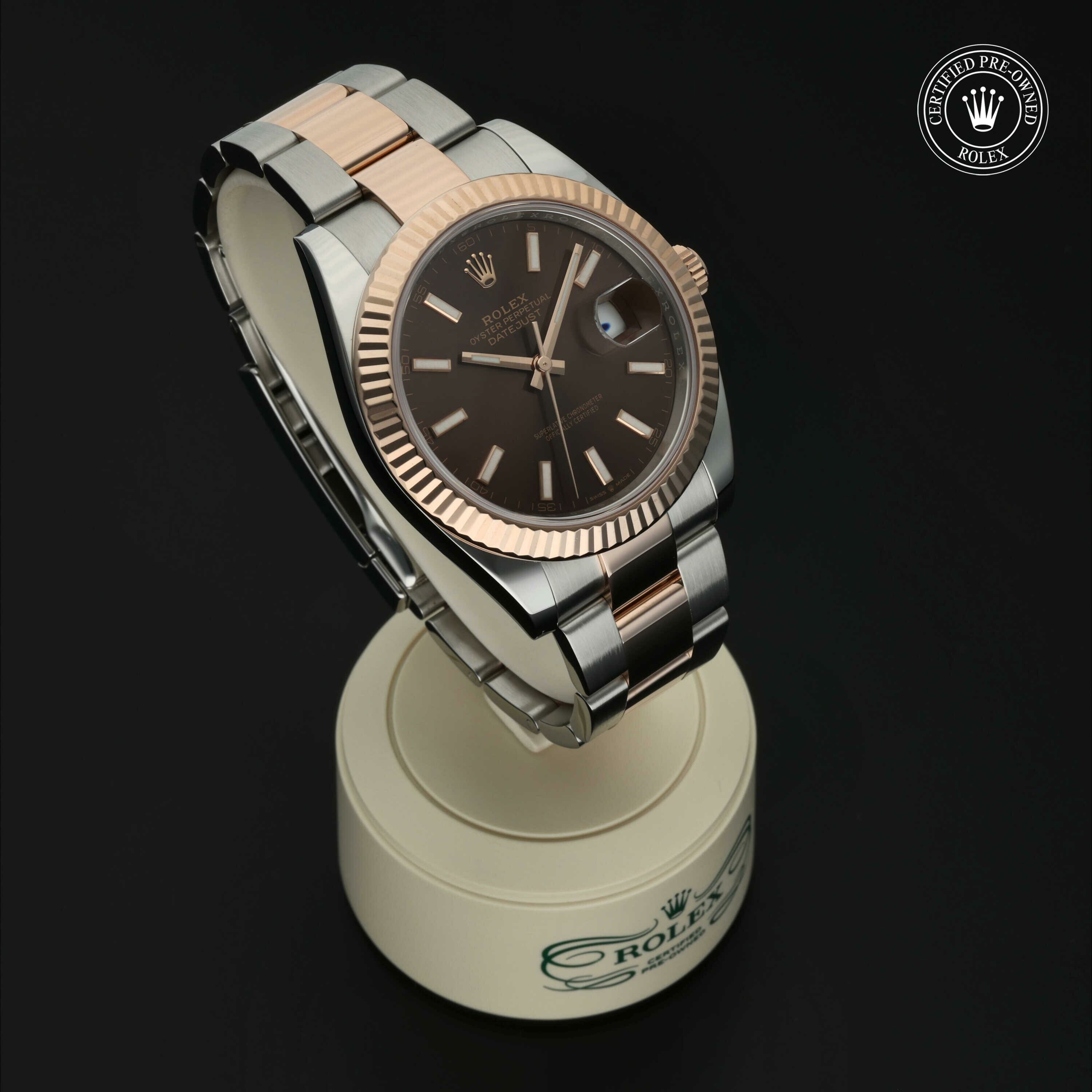Rolex Datejust 41 in Rolesor 18 karaat Rood M126331-0001 at Hall of Time - vue 33