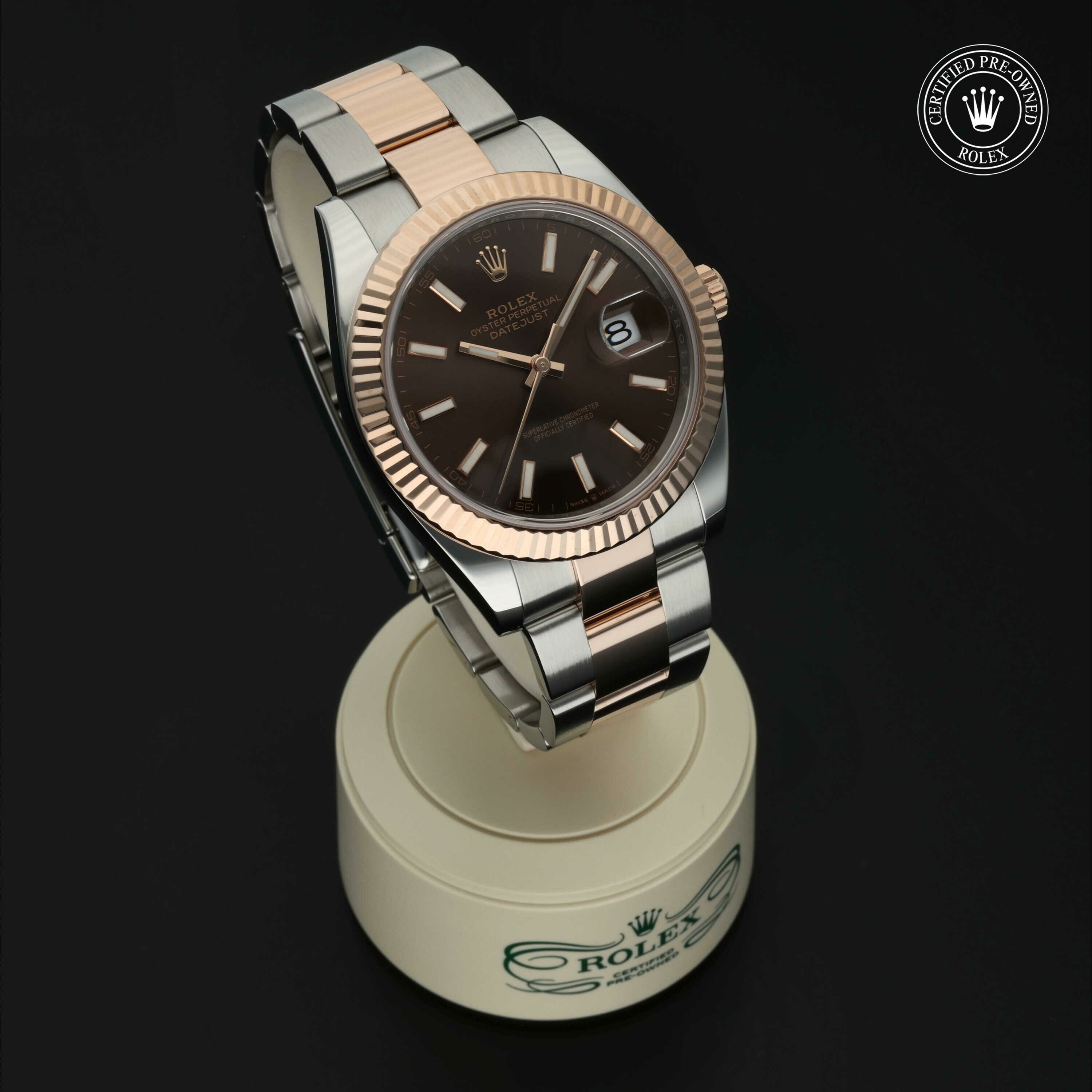 Rolex Datejust 41 in Rolesor 18 karaat Rood M126331-0001 at Hall of Time - vue 34