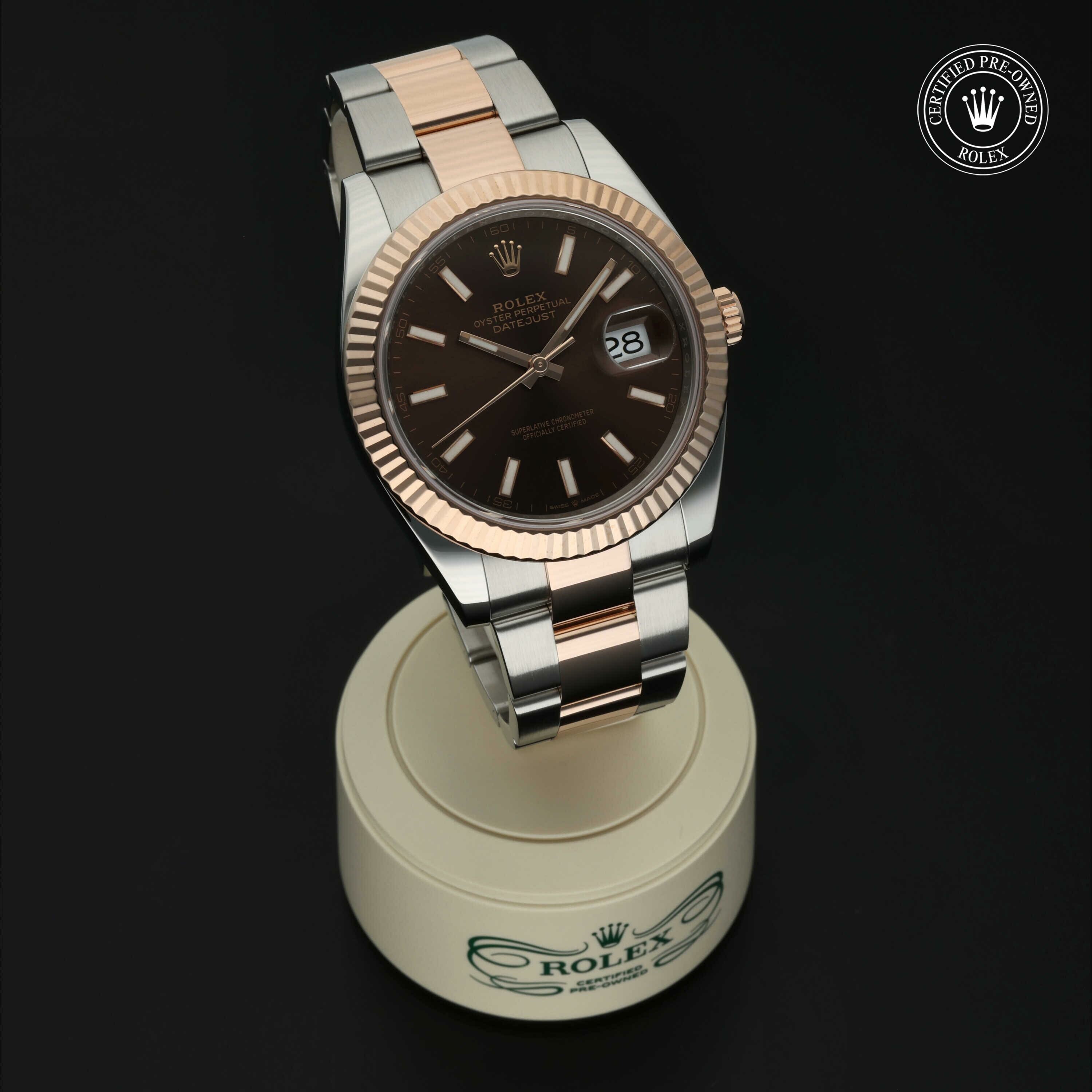 Rolex Datejust 41 in Rolesor 18 karaat Rood M126331-0001 at Hall of Time - vue 35