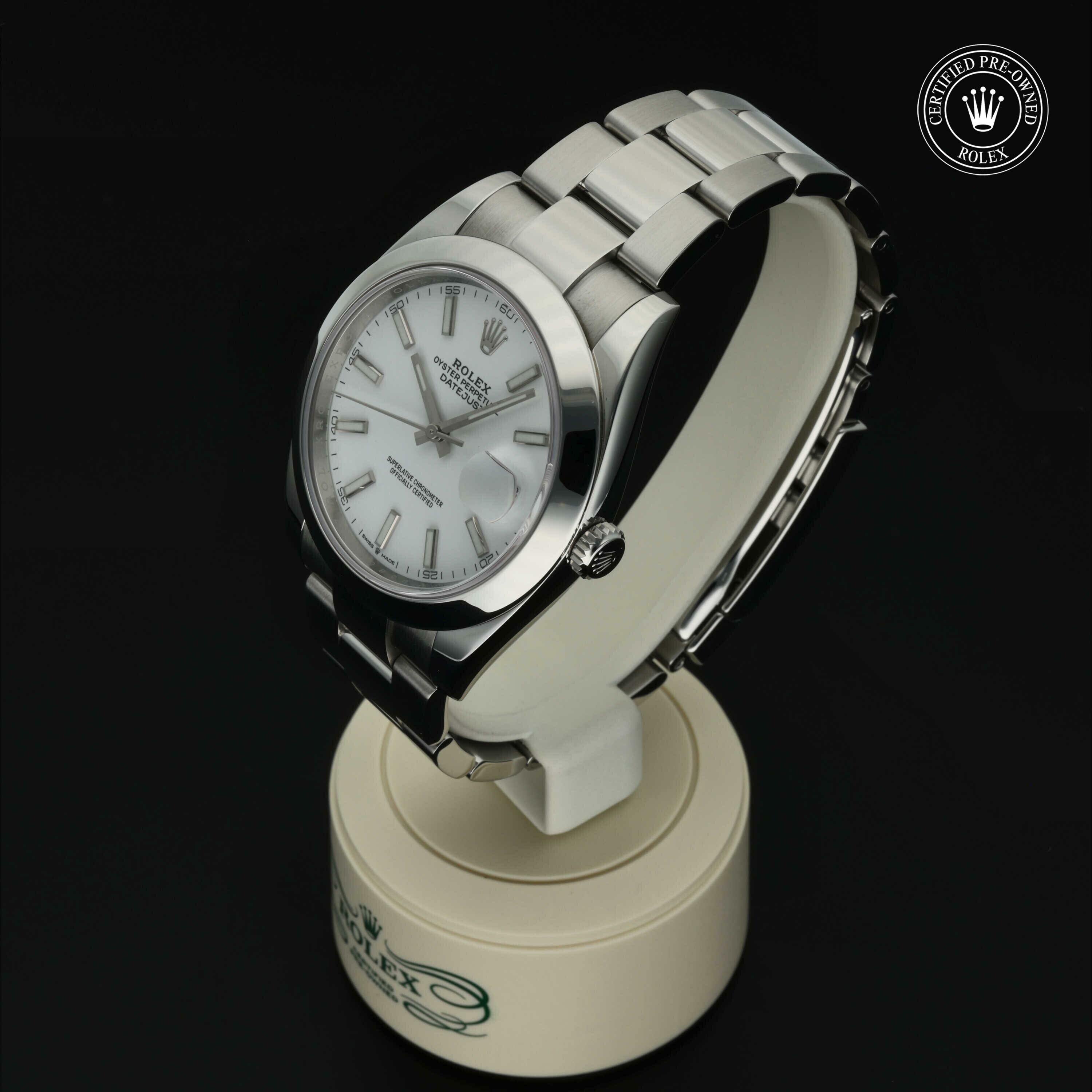 Rolex Datejust 41 en Acier M126300-0006 chez Hall of Time - vue 6