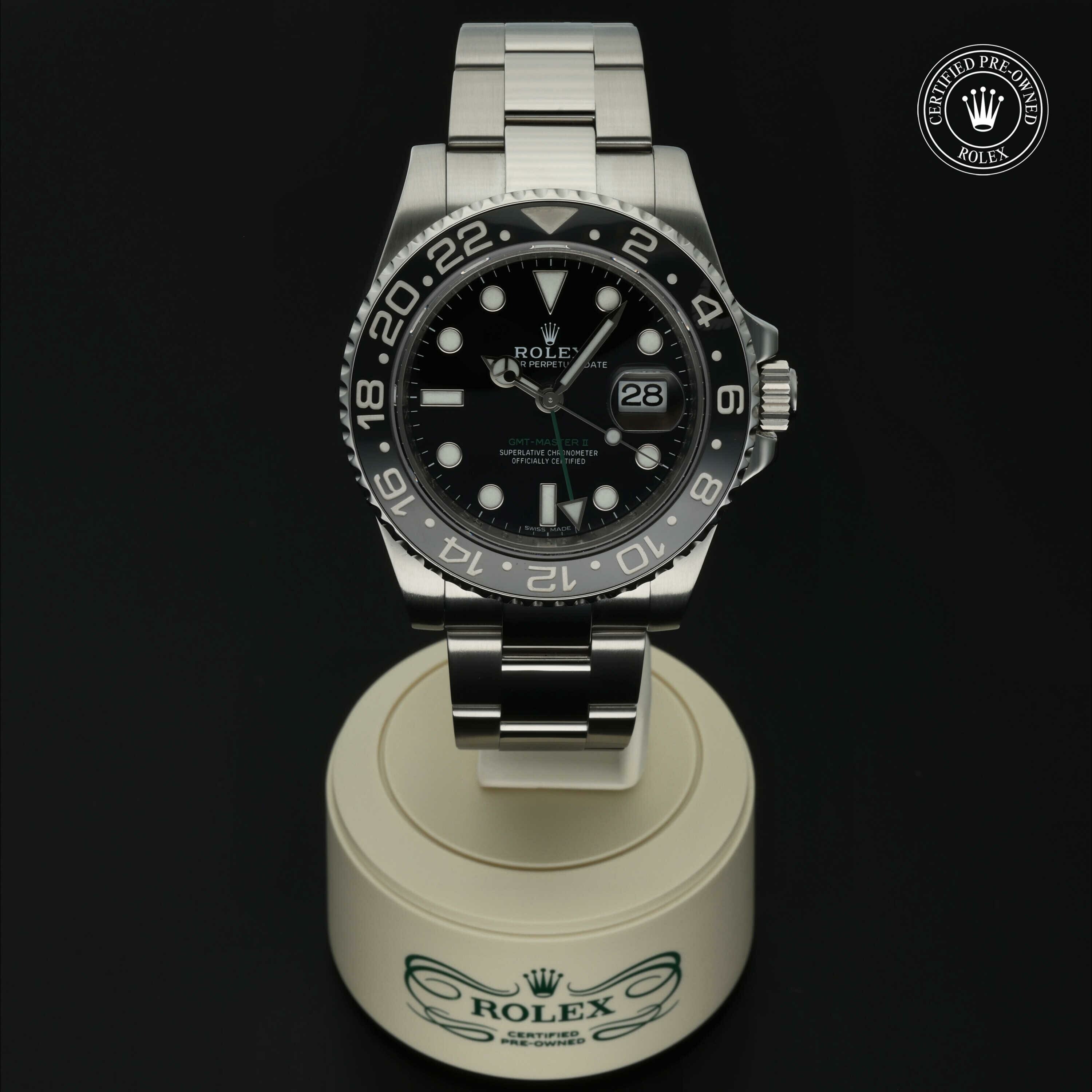 Rolex GMT‑Master II in Staal M116710LN-0001 at Hall of Time