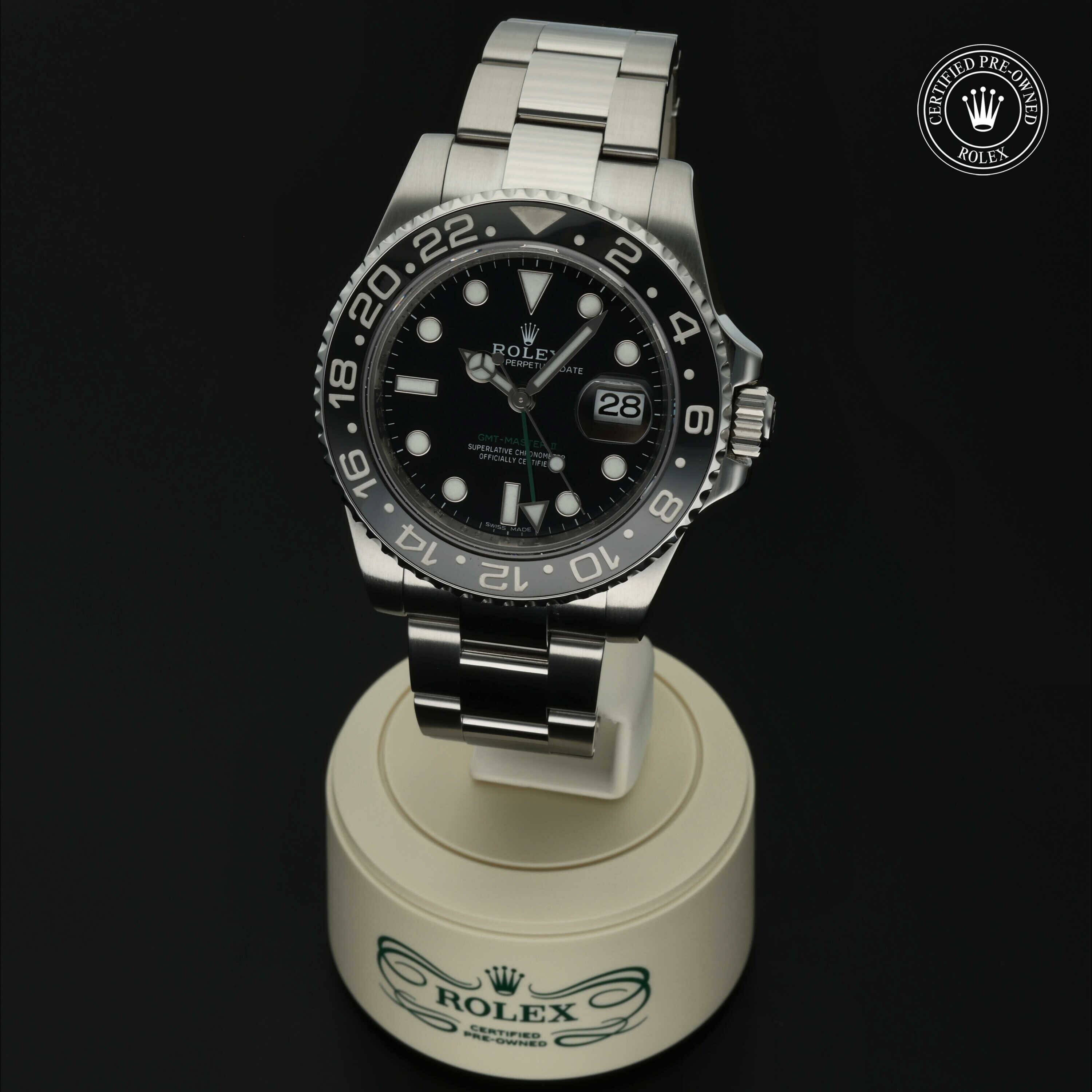 Rolex GMT‑Master II in Staal M116710LN-0001 at Hall of Time - vue 2
