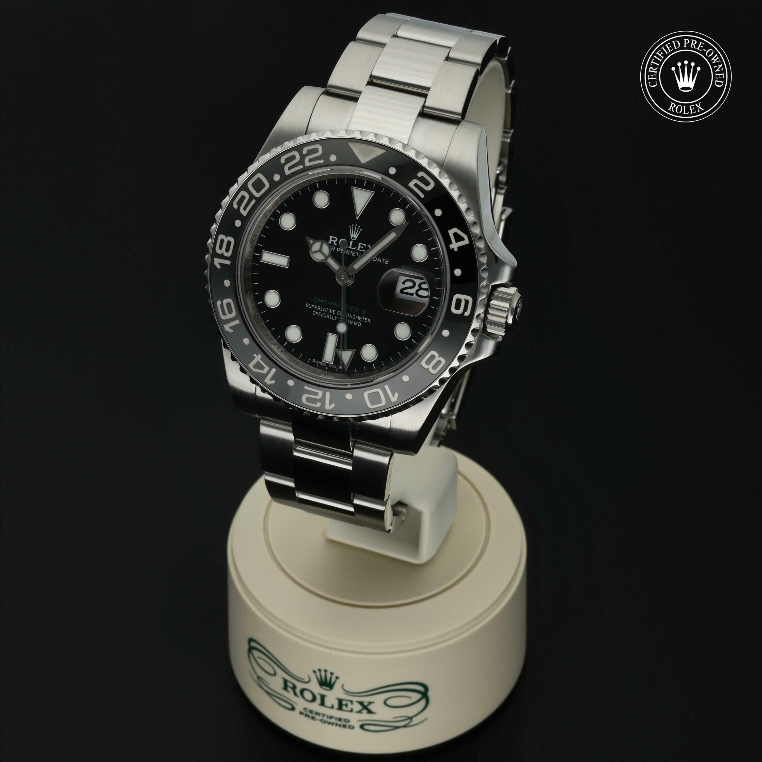 Rolex GMT‑Master II in Staal M116710LN-0001 at Hall of Time - vue 3