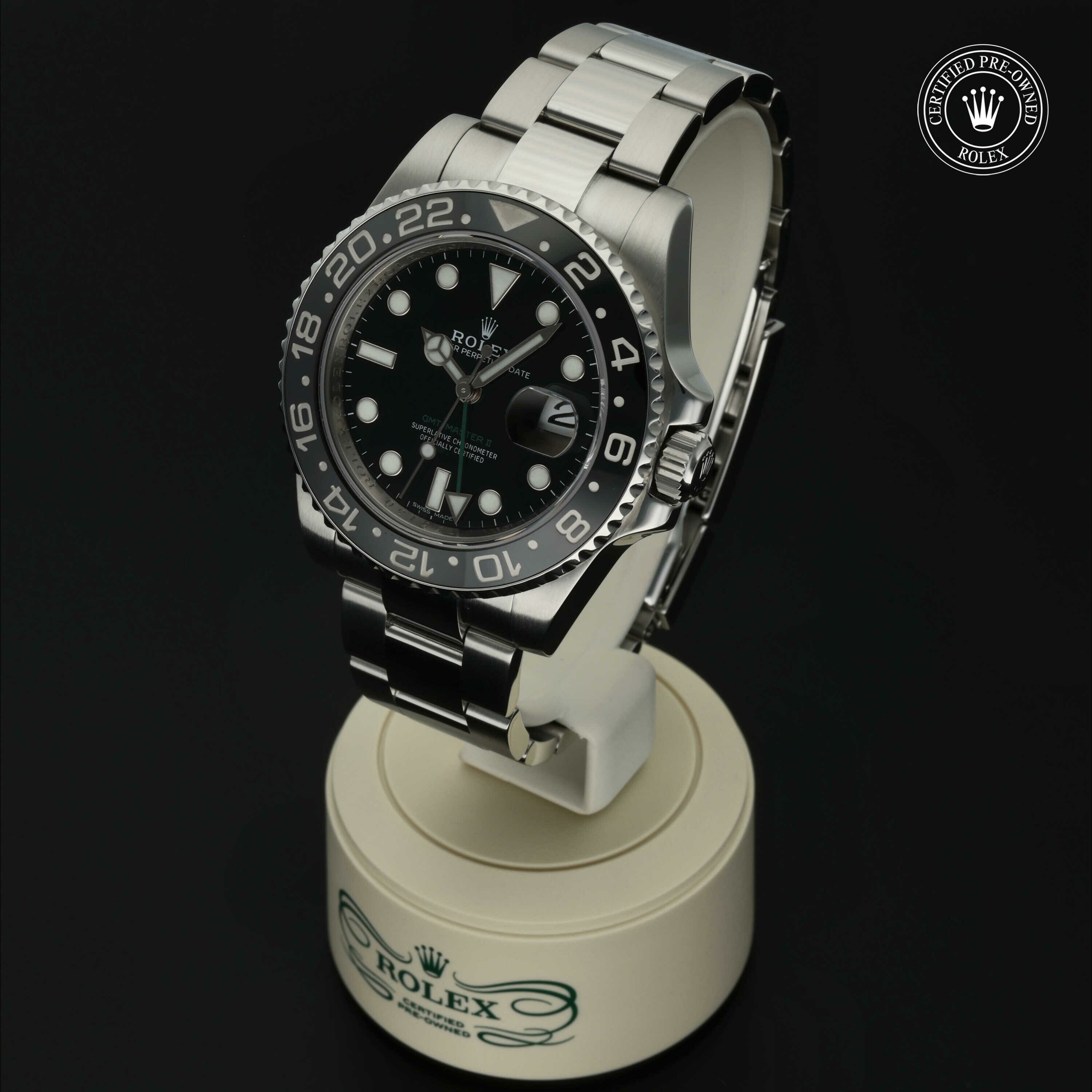 Rolex GMT‑Master II in Staal M116710LN-0001 at Hall of Time - vue 4