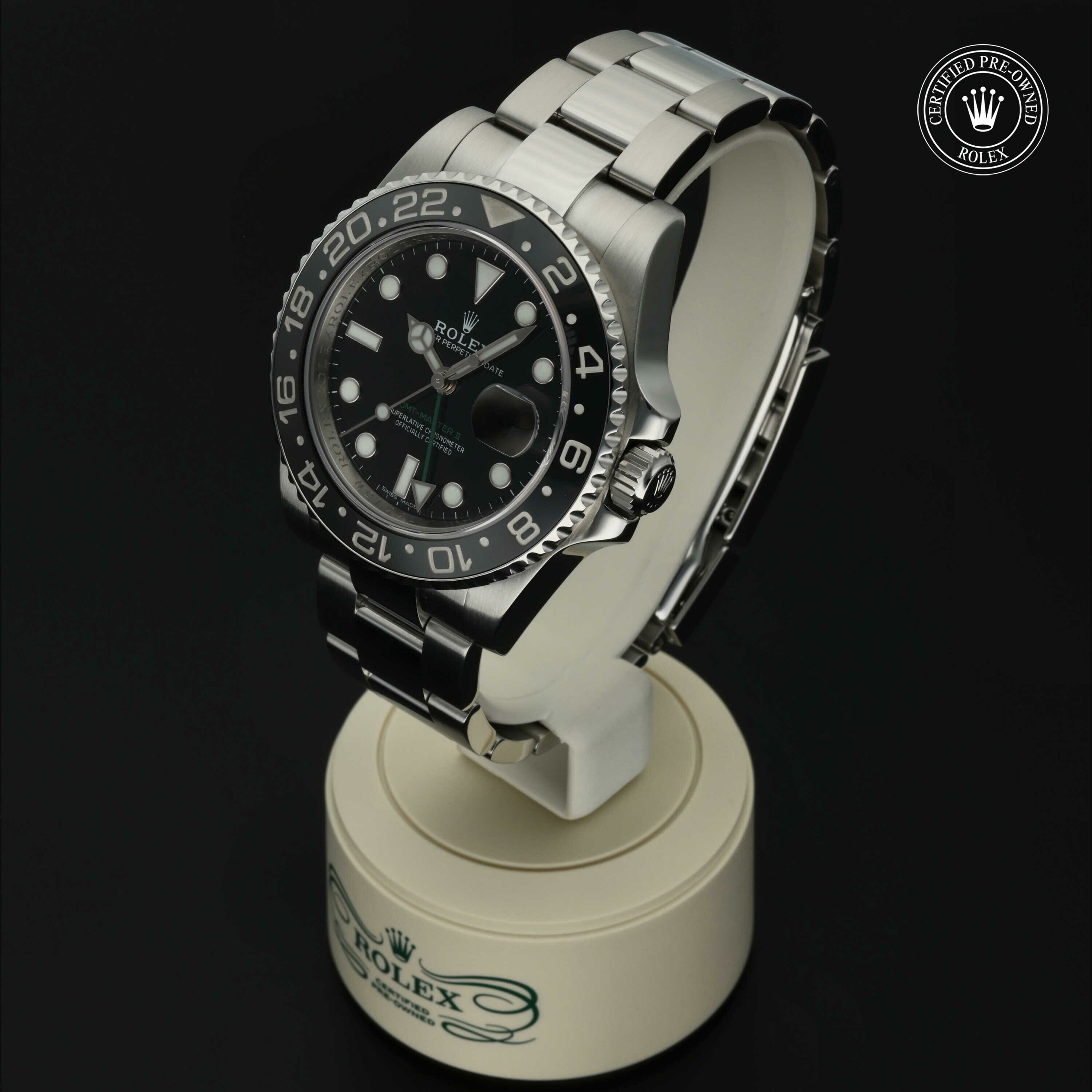 Rolex GMT‑Master II in Staal M116710LN-0001 at Hall of Time - vue 5