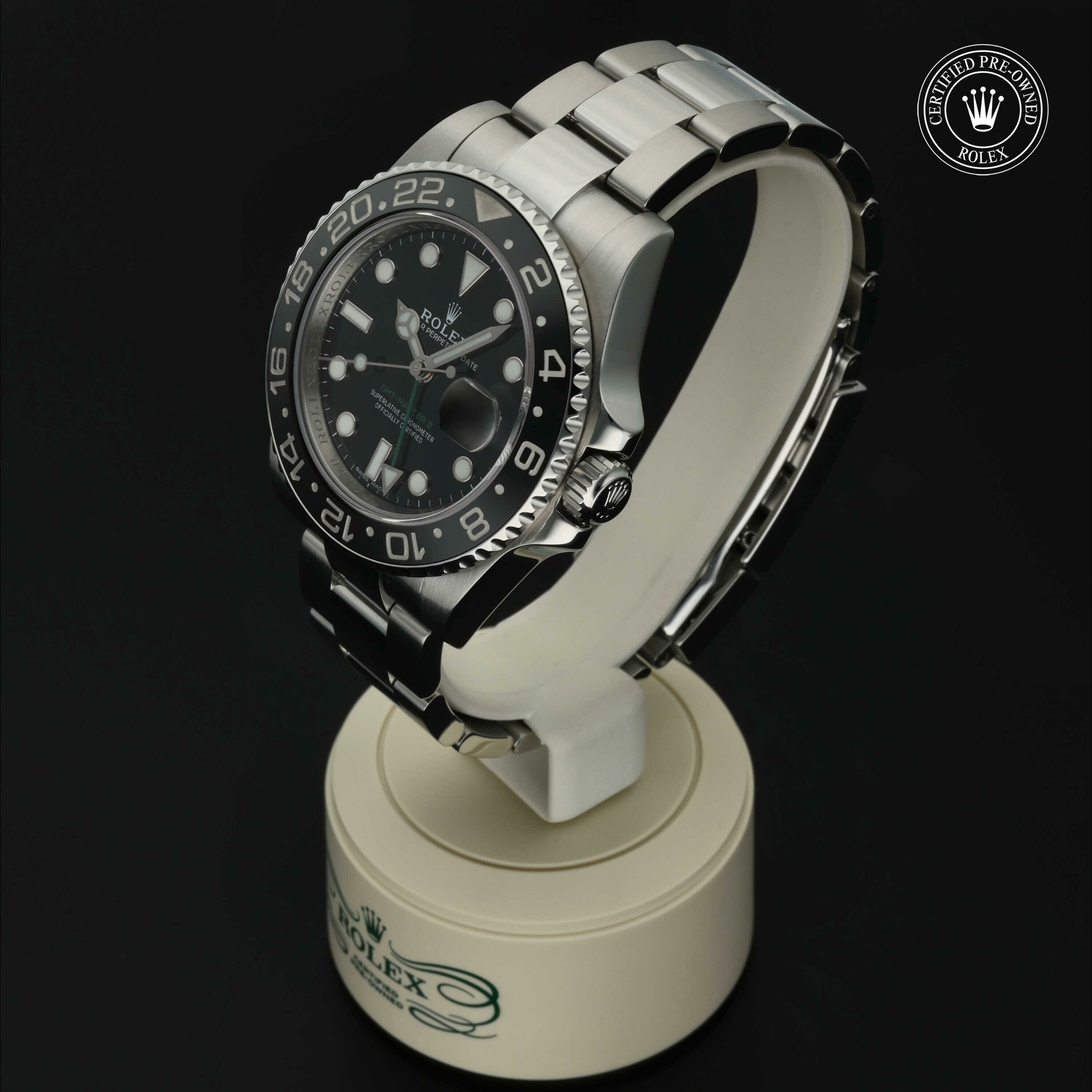 Rolex GMT‑Master II in Staal M116710LN-0001 at Hall of Time - vue 6