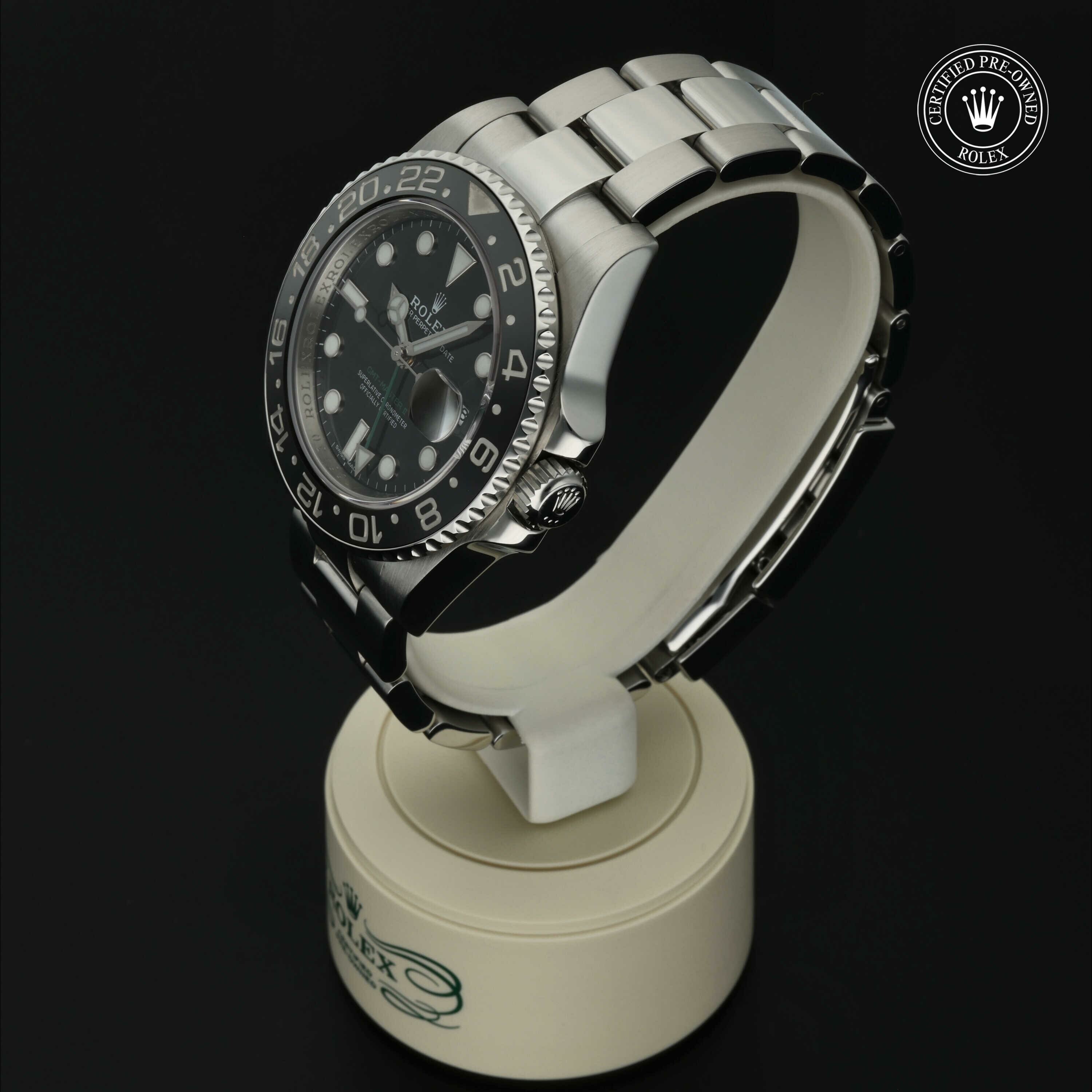 Rolex GMT‑Master II in Staal M116710LN-0001 at Hall of Time - vue 7