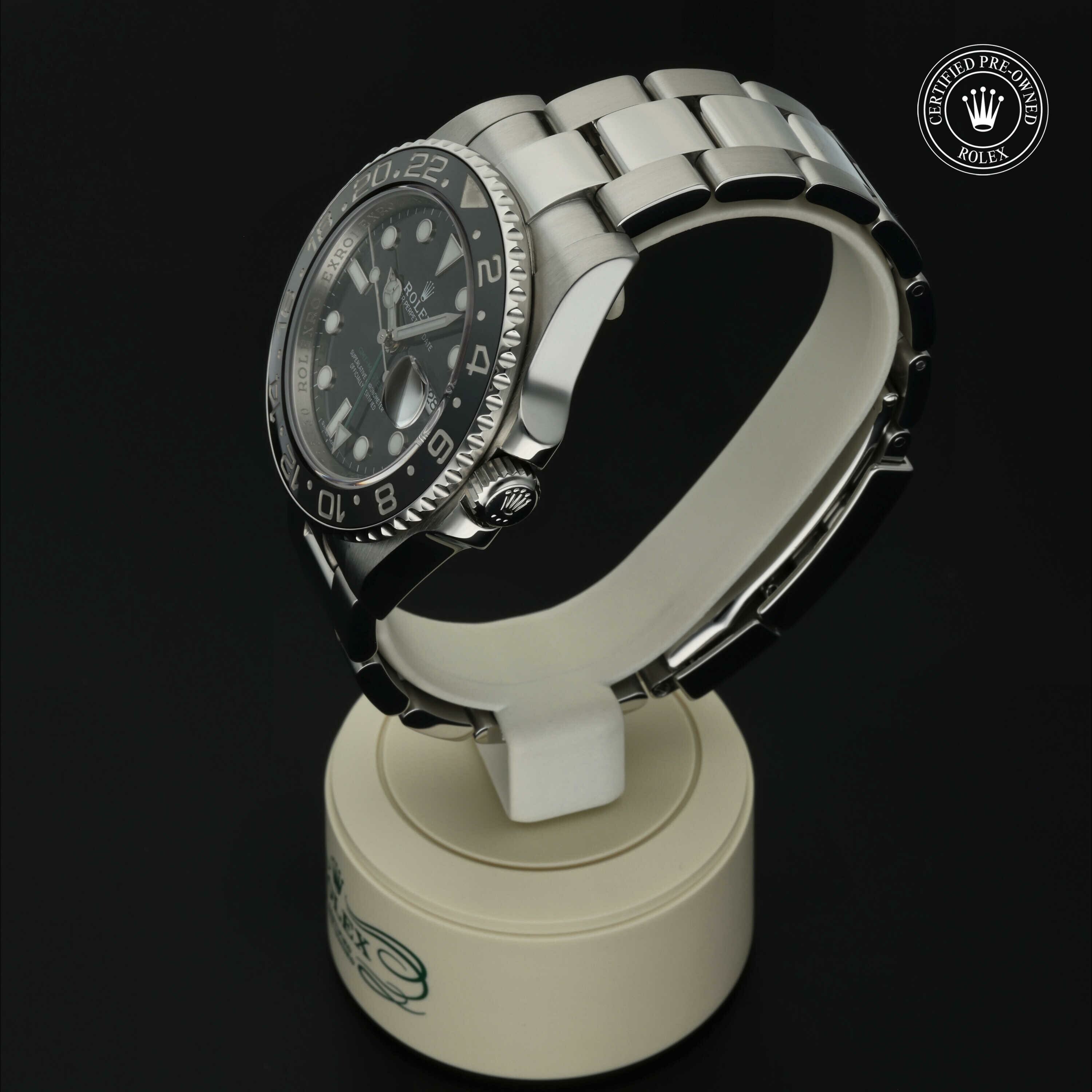 Rolex GMT‑Master II in Staal M116710LN-0001 at Hall of Time - vue 8
