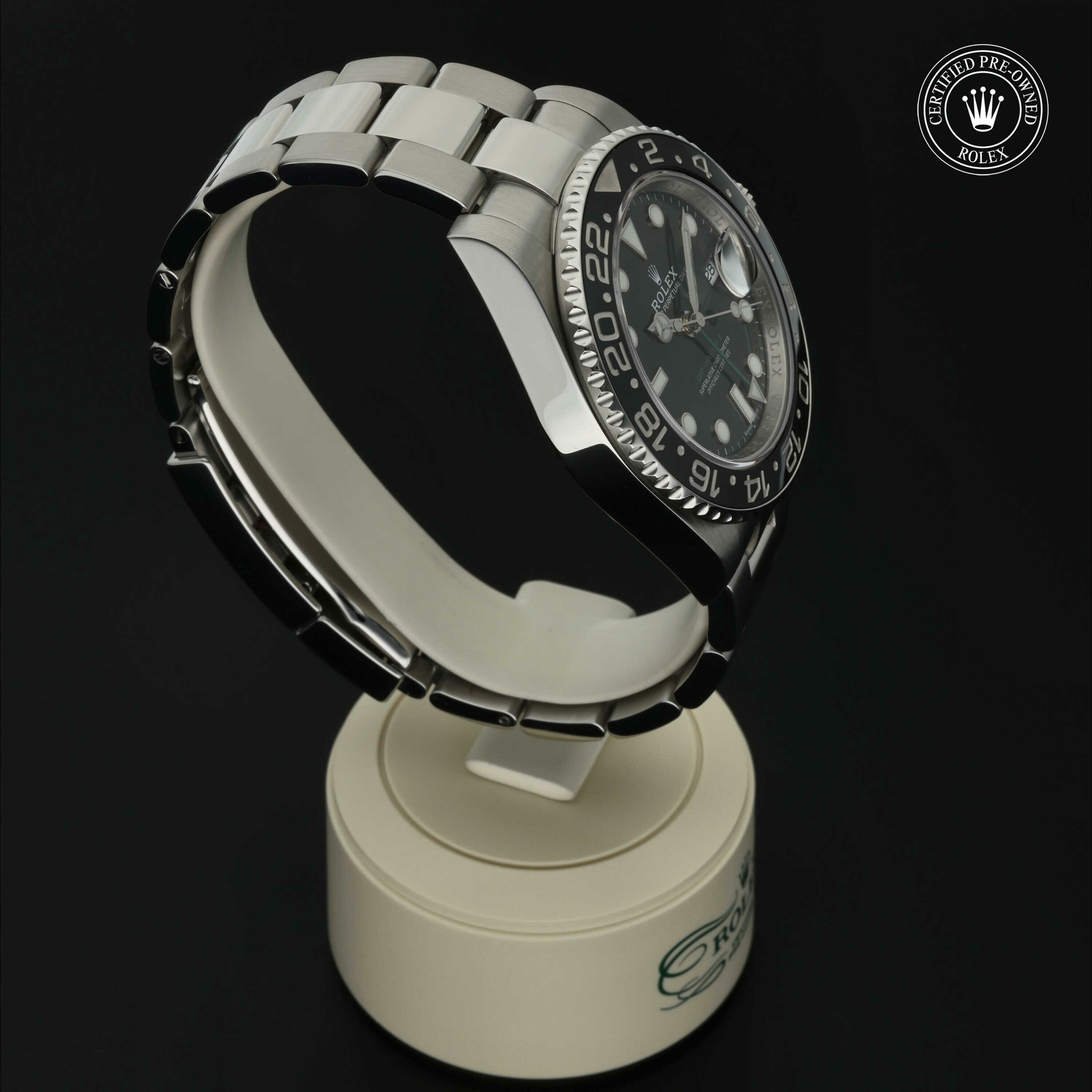 Rolex GMT‑Master II in Staal M116710LN-0001 at Hall of Time - vue 30