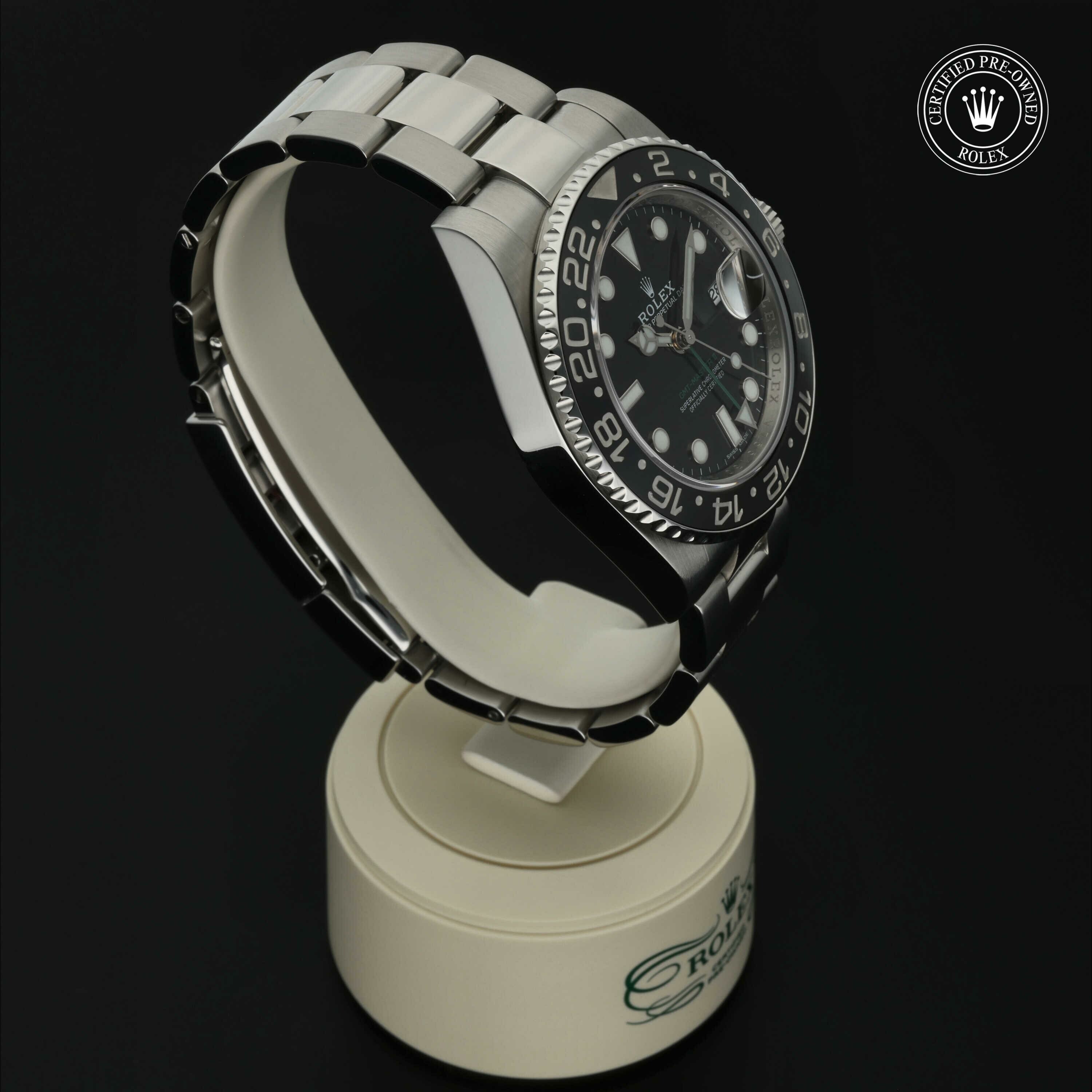 Rolex GMT‑Master II in Staal M116710LN-0001 at Hall of Time - vue 31