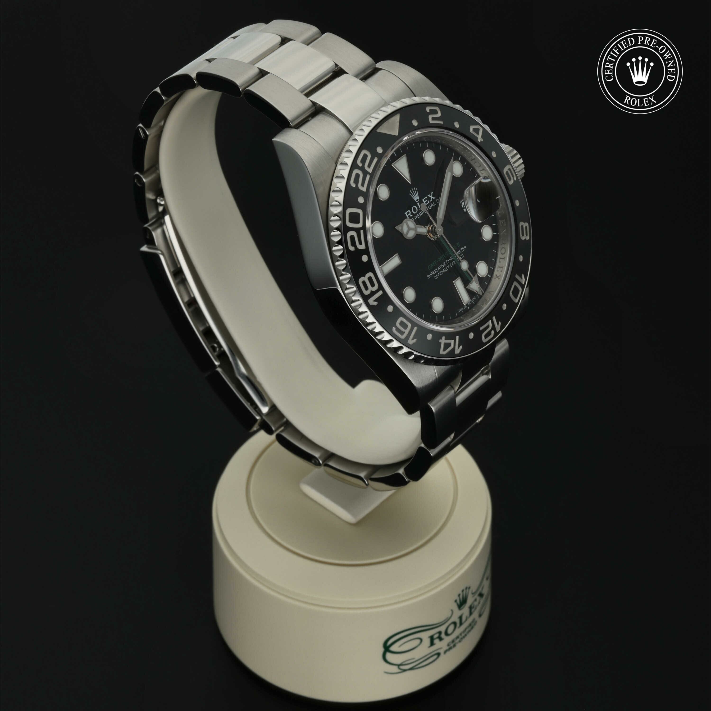 Rolex GMT‑Master II in Staal M116710LN-0001 at Hall of Time - vue 32