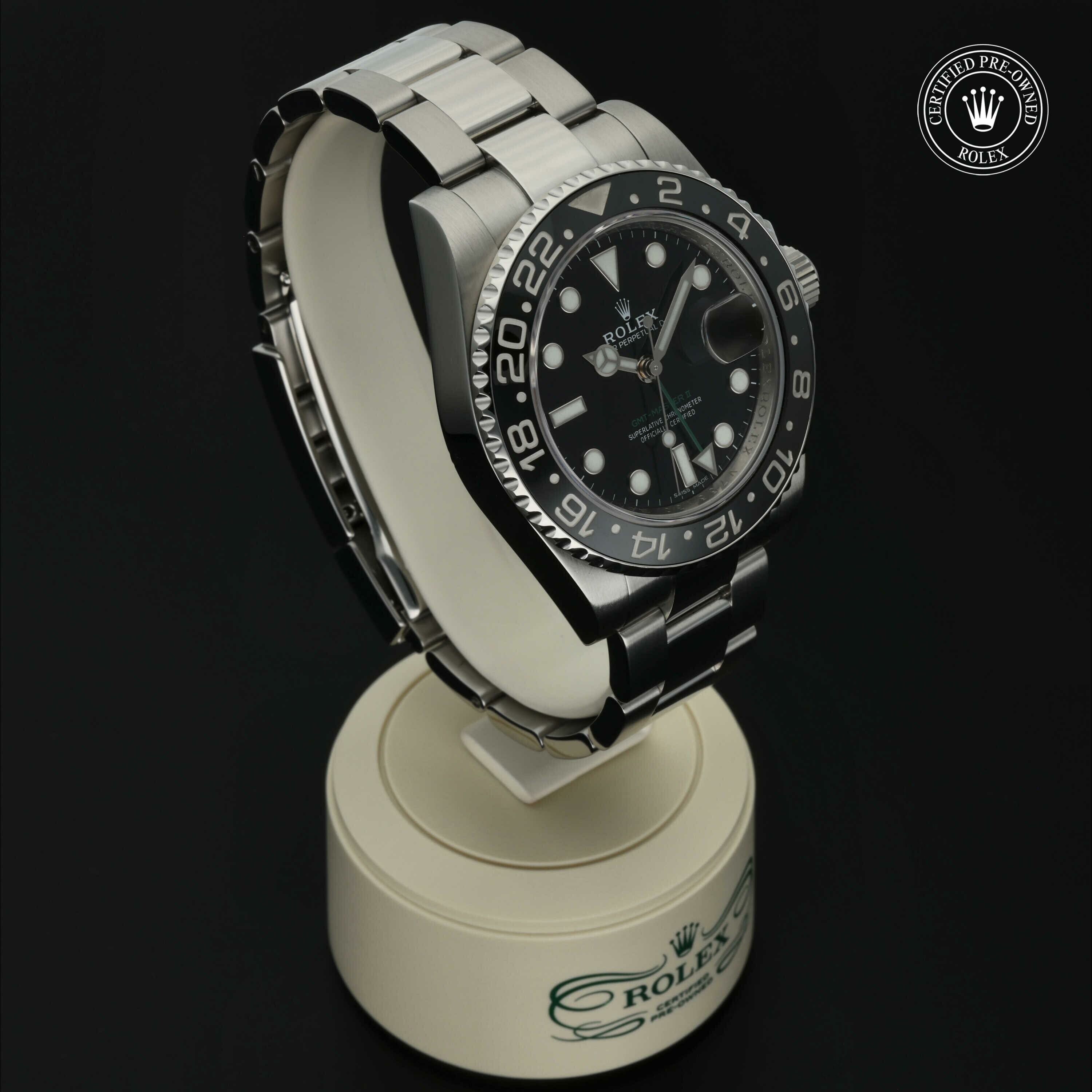 Rolex GMT‑Master II in Staal M116710LN-0001 at Hall of Time - vue 33
