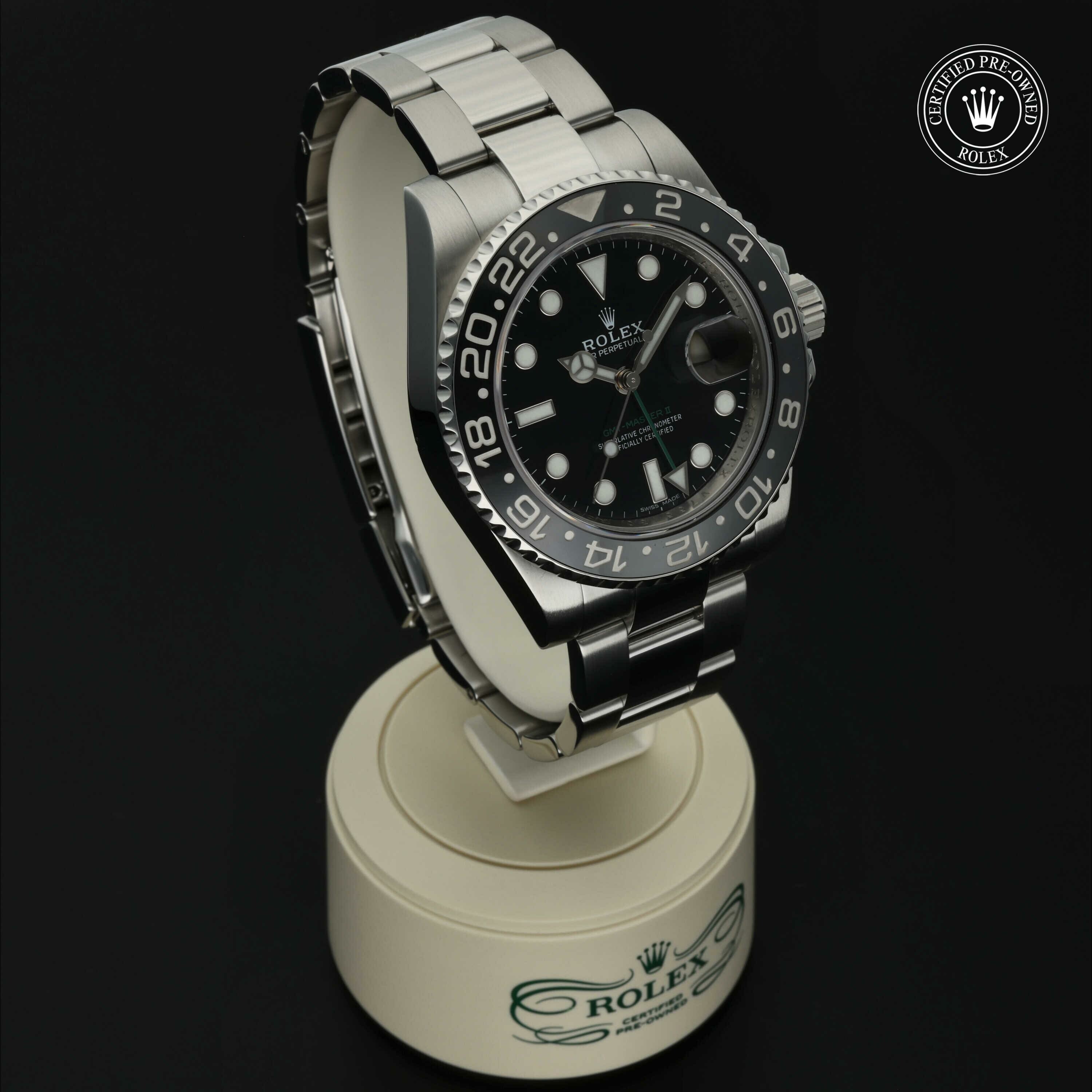 Rolex GMT‑Master II in Staal M116710LN-0001 at Hall of Time - vue 34