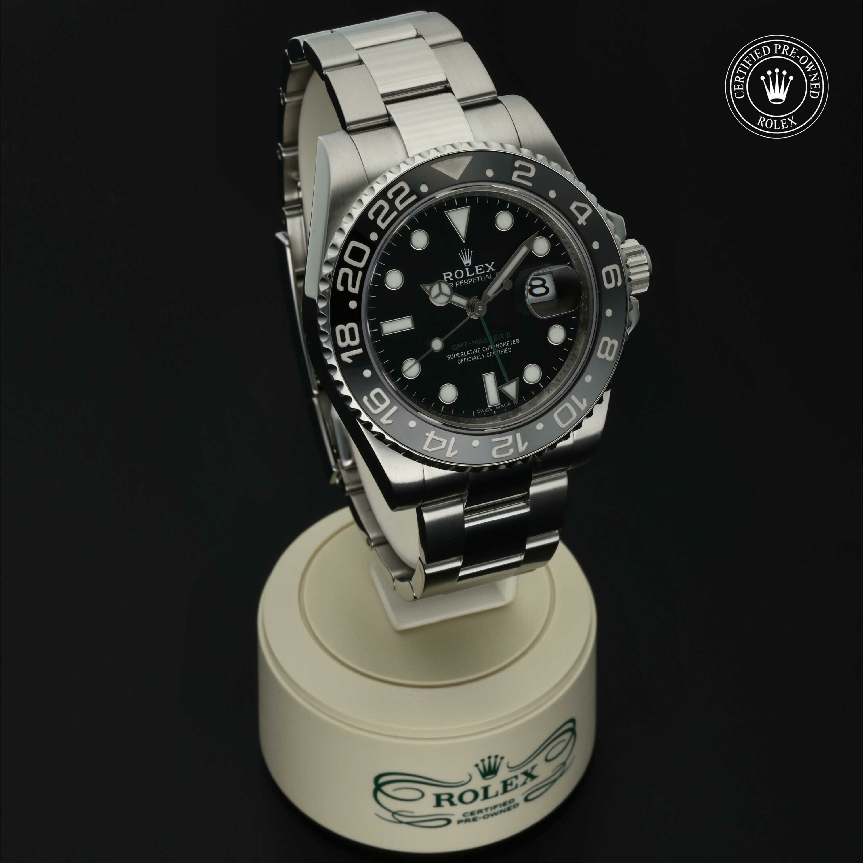 Rolex GMT‑Master II in Staal M116710LN-0001 at Hall of Time - vue 35