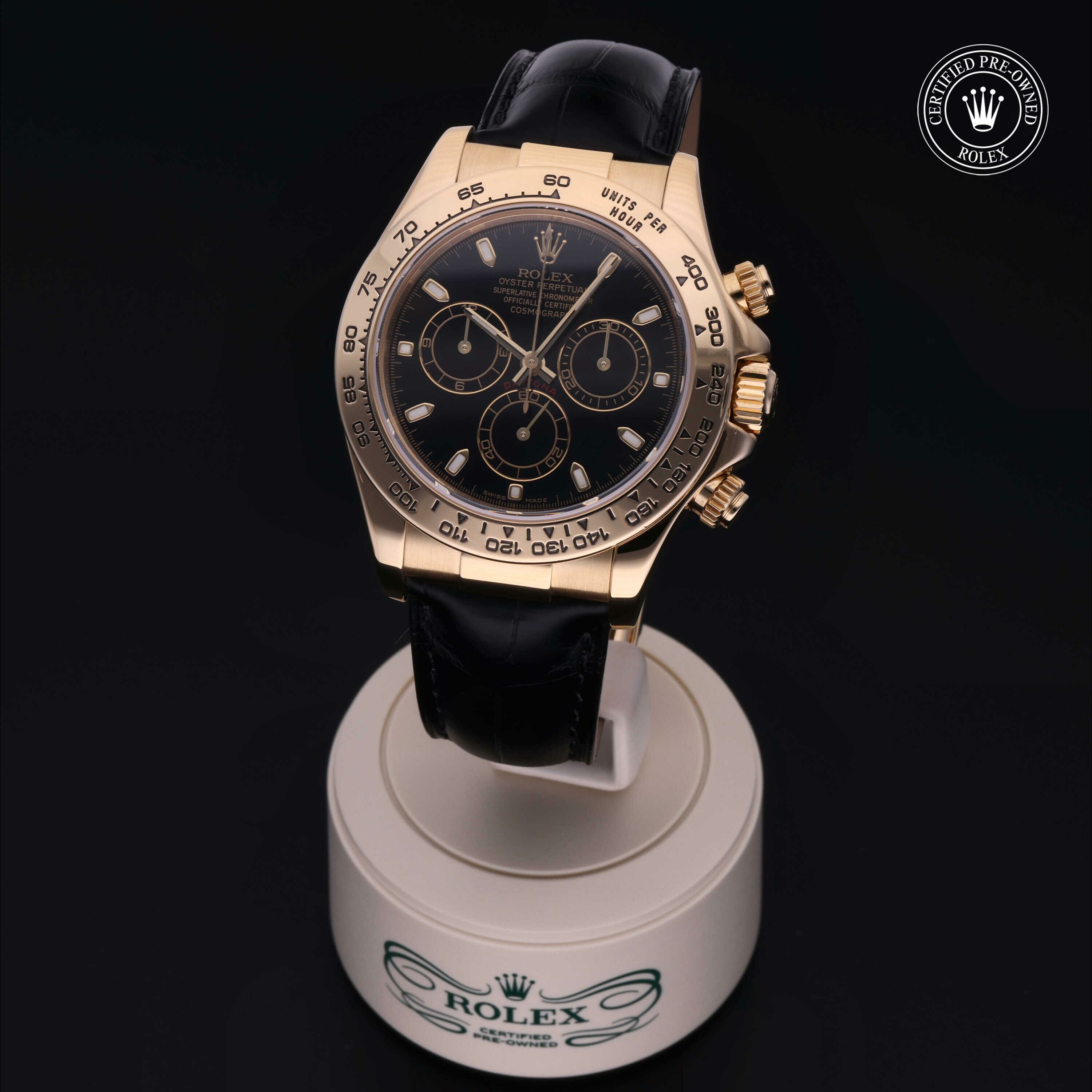 Rolex Oyster Perpetual Cosmograph Daytona in Gold 18 Carat Yellow M116518-0033 at Hall of Time - view 2